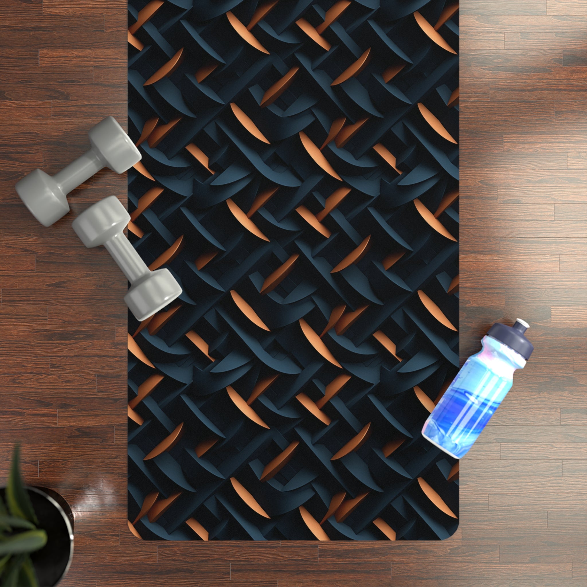 Rubber Yoga Mat (AOP) - Serenity Designs 03