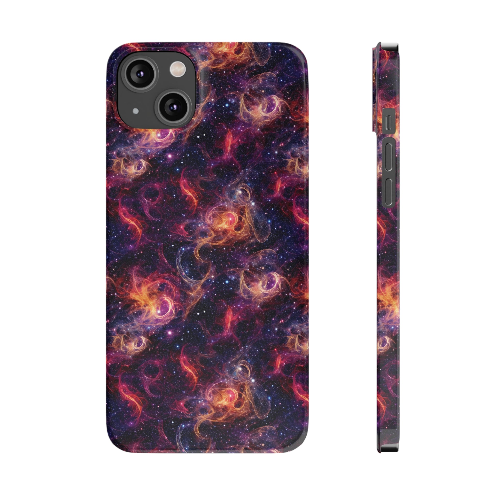 Slim Phone Cases (AOP) - Seamless Fantasy Galaxies 01