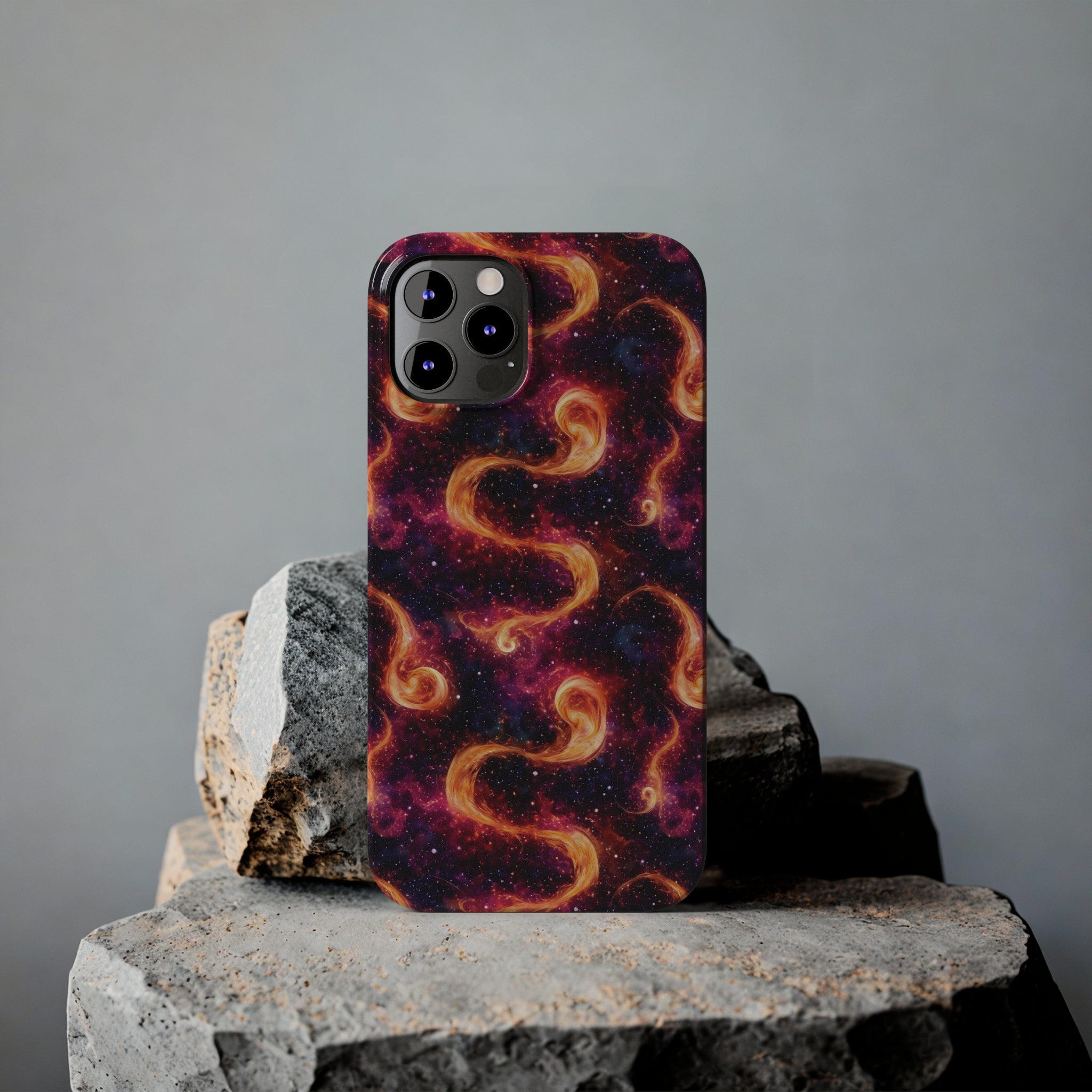 Slim Phone Cases (AOP) - Seamless Fantasy Galaxies 03