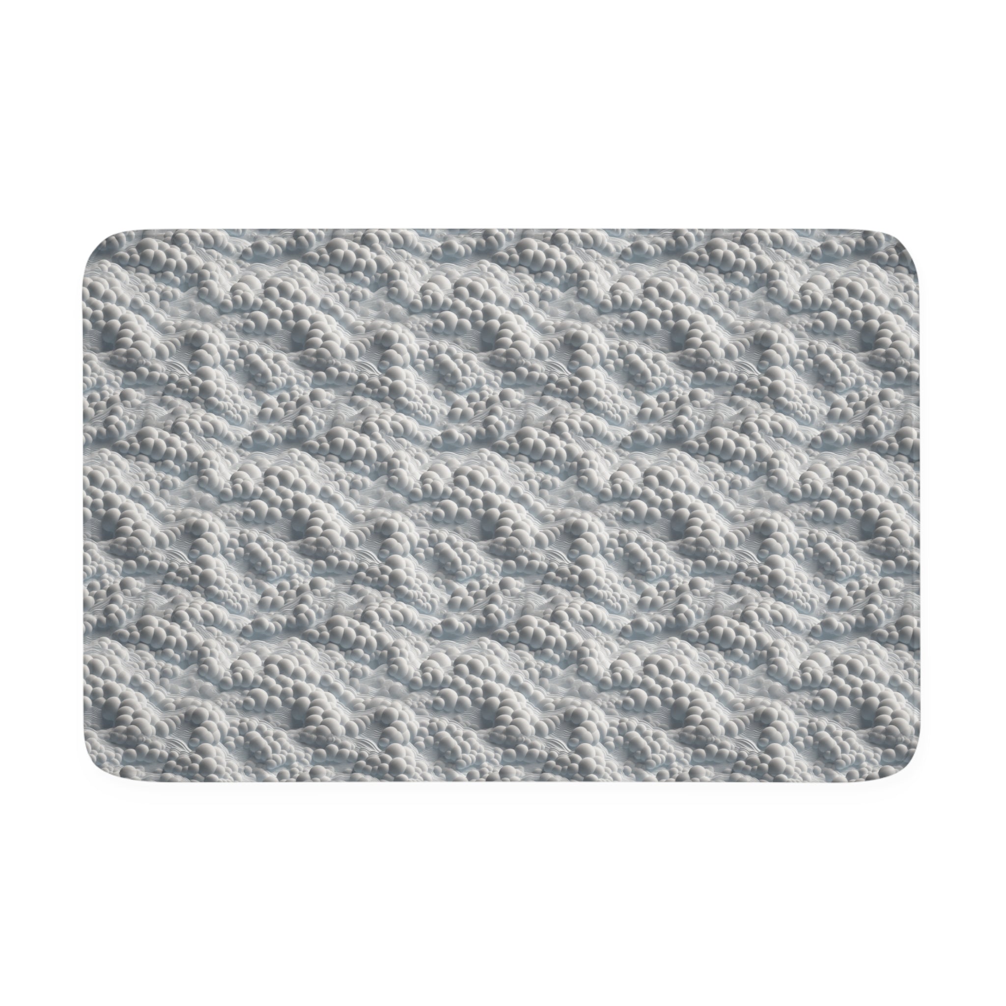 Memory Foam Bath Mat (AOP) - Seamless Clouds Designs