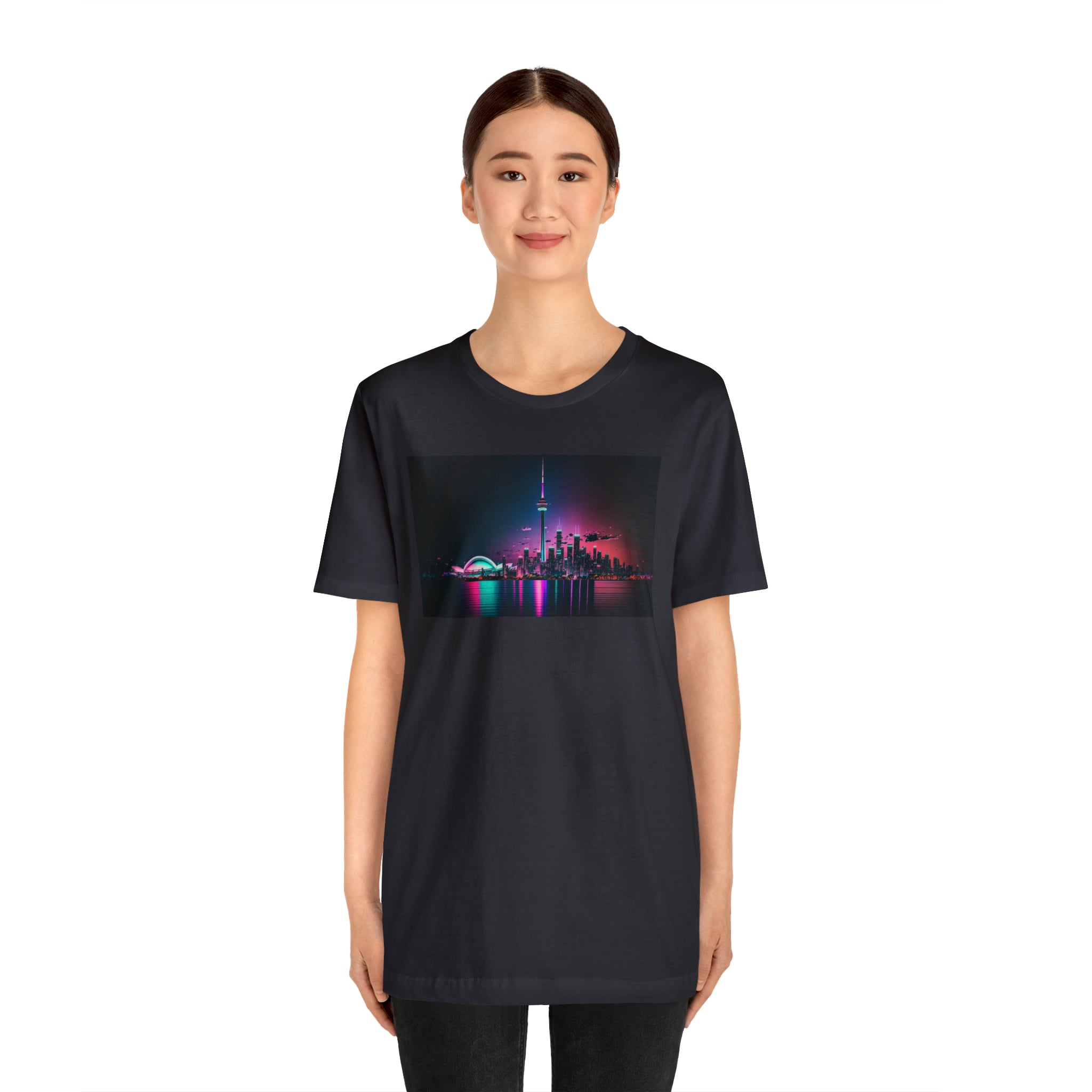 Unisex Jersey Short Sleeve Tee - CN Tower, Canada