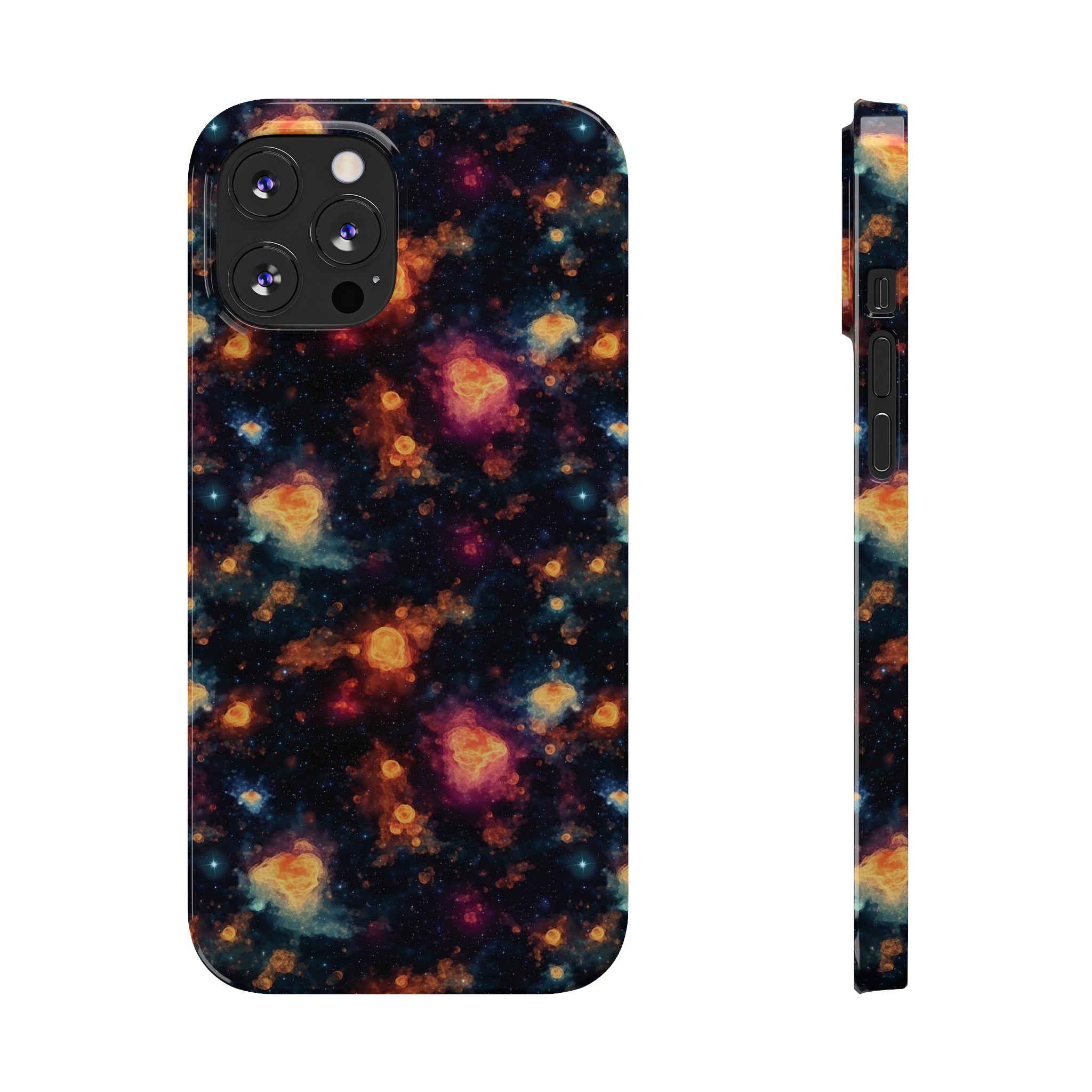 Slim Phone Cases (AOP) - Seamless Fantasy Galaxies 07