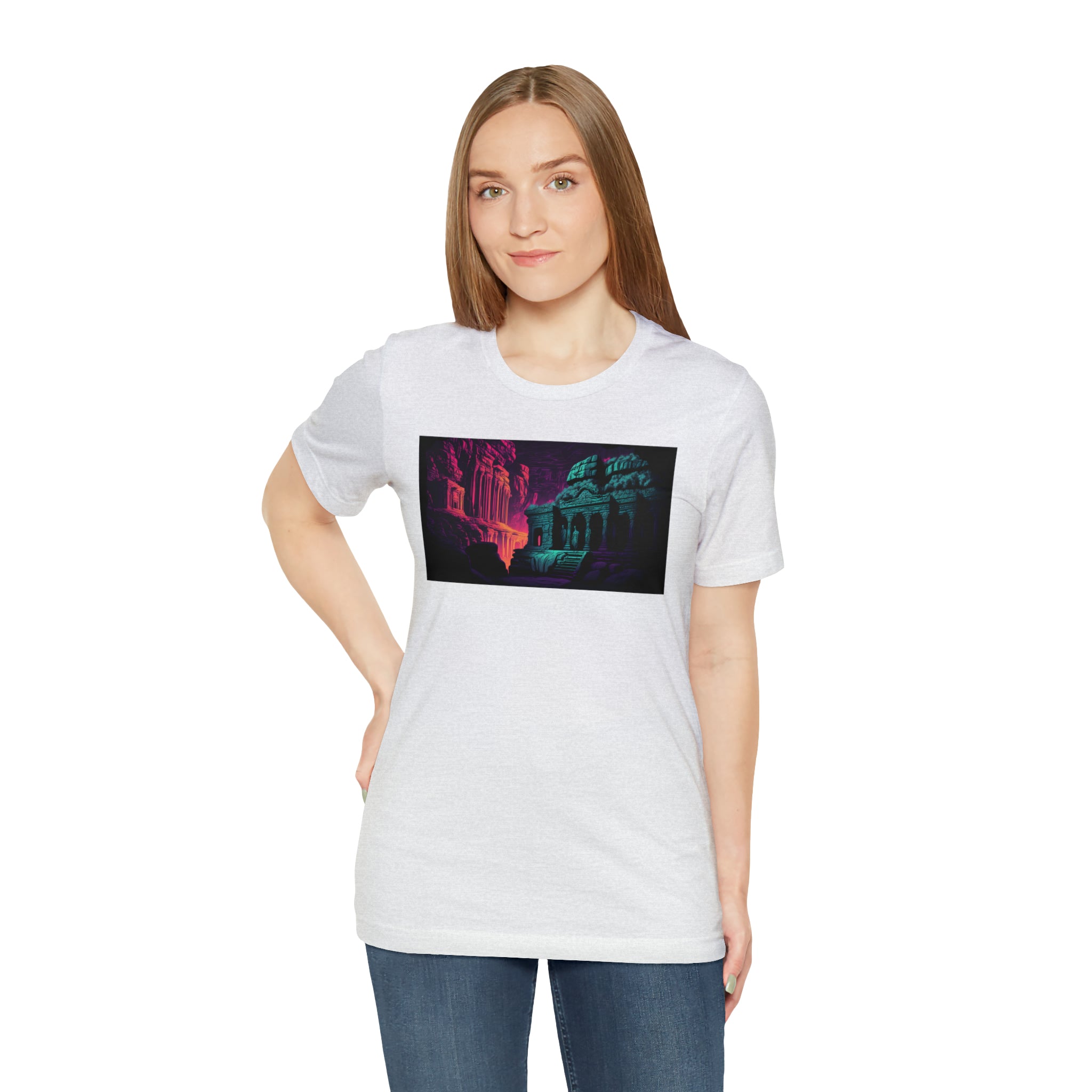 Unisex Jersey Short Sleeve Tee - Ellora Caves, India