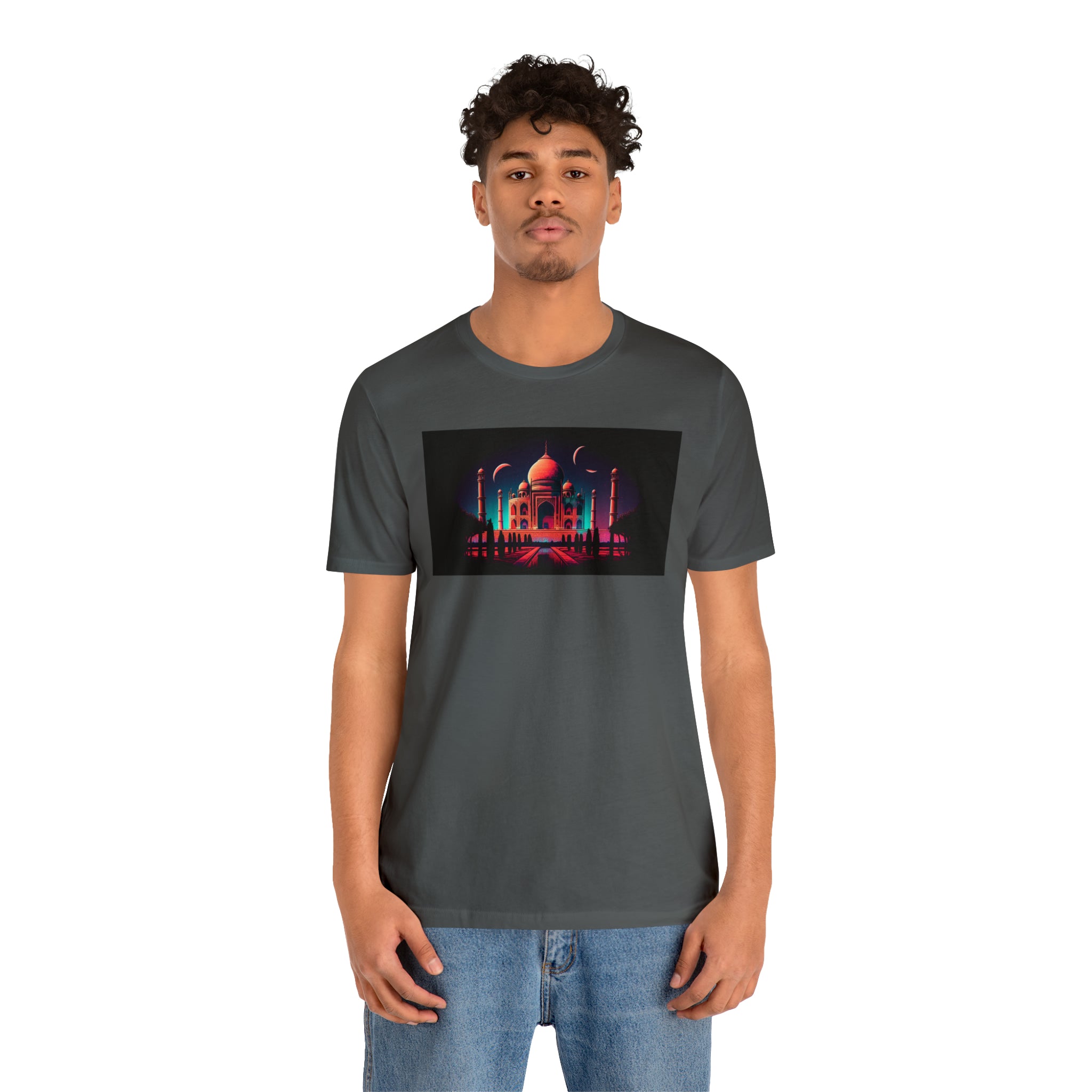 Unisex Jersey Short Sleeve Tee - Taj Mahal, Agra, India