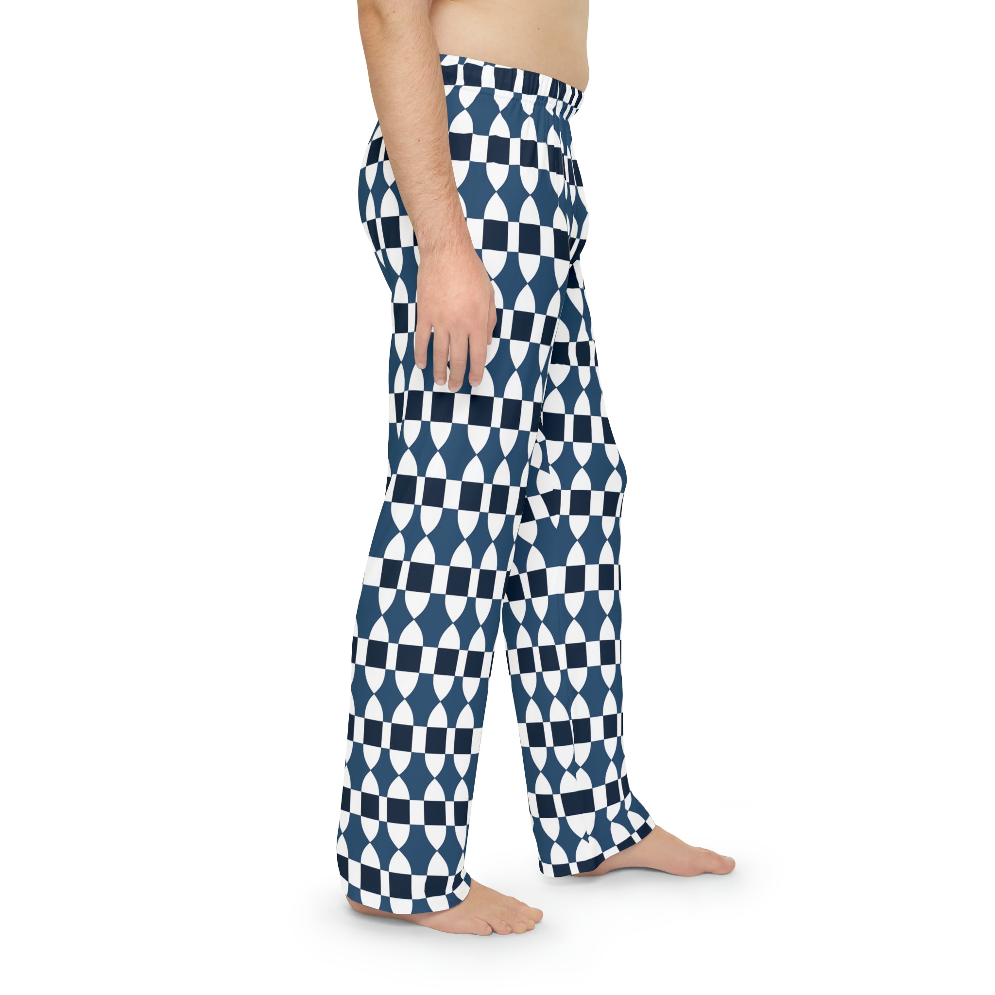 Men's Pajama Pants (AOP) - Seamless Checkered Designs 25