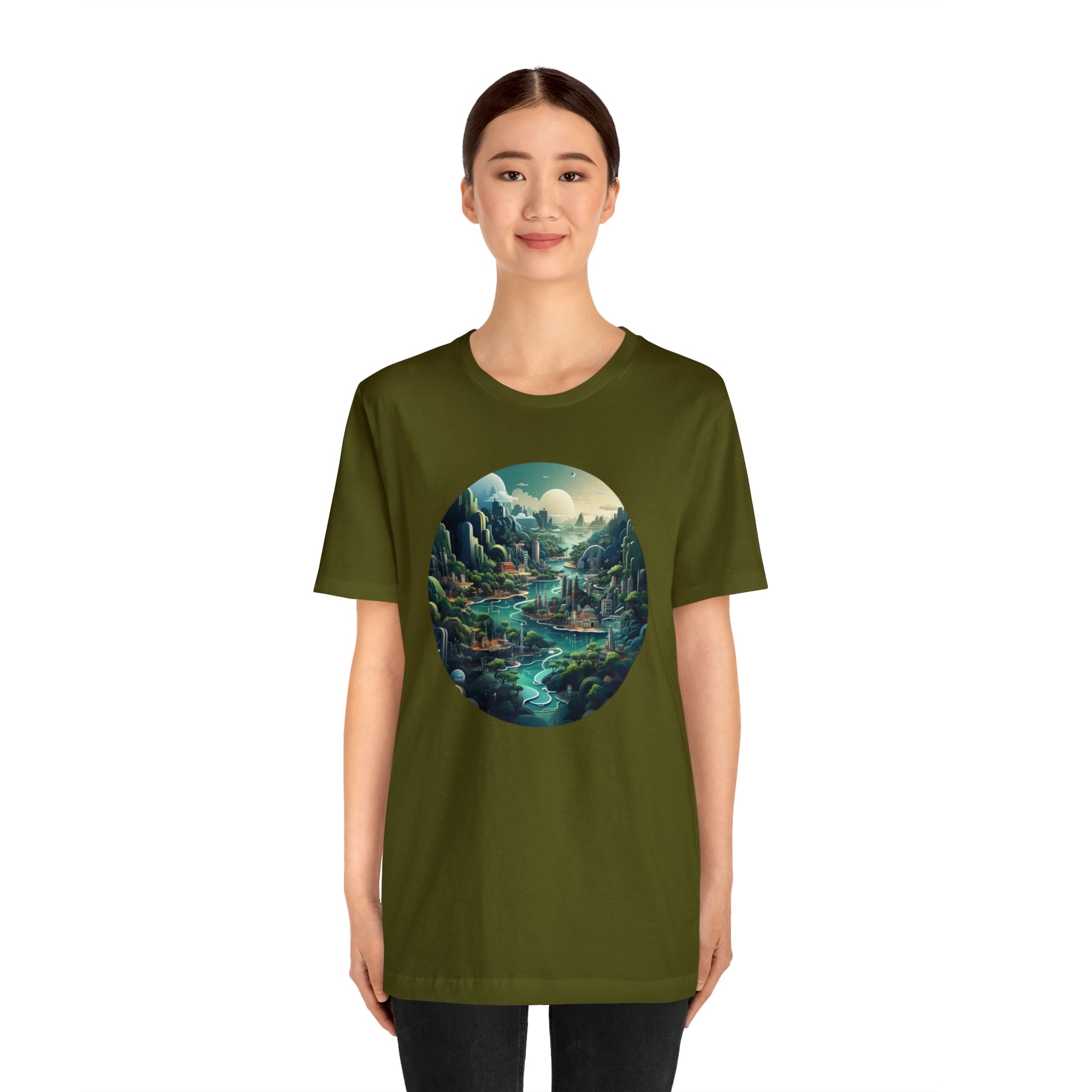 Unisex Jersey Short Sleeve Tee - Isometric Designs 04