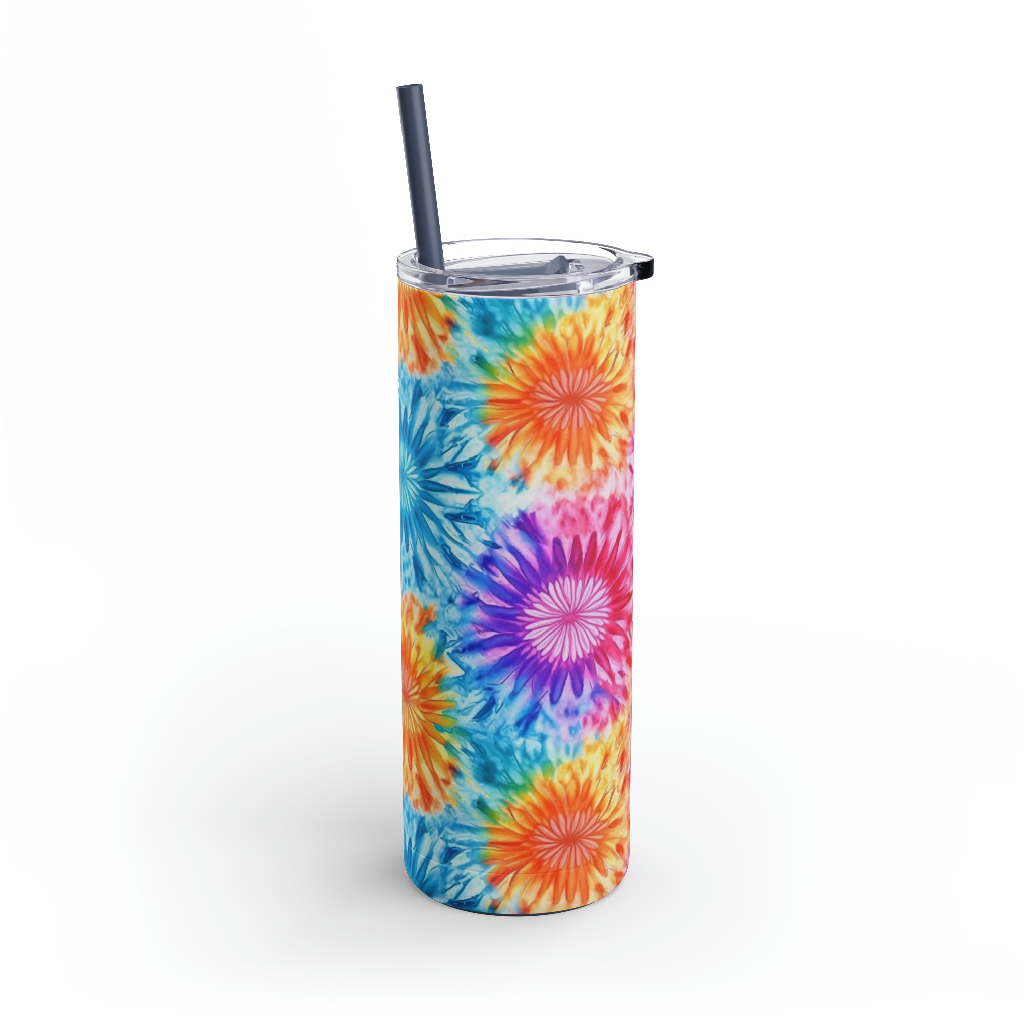 Maars Maker Skinny Matte Tumbler, 20oz - Tie Dye, Abstract Designs 02