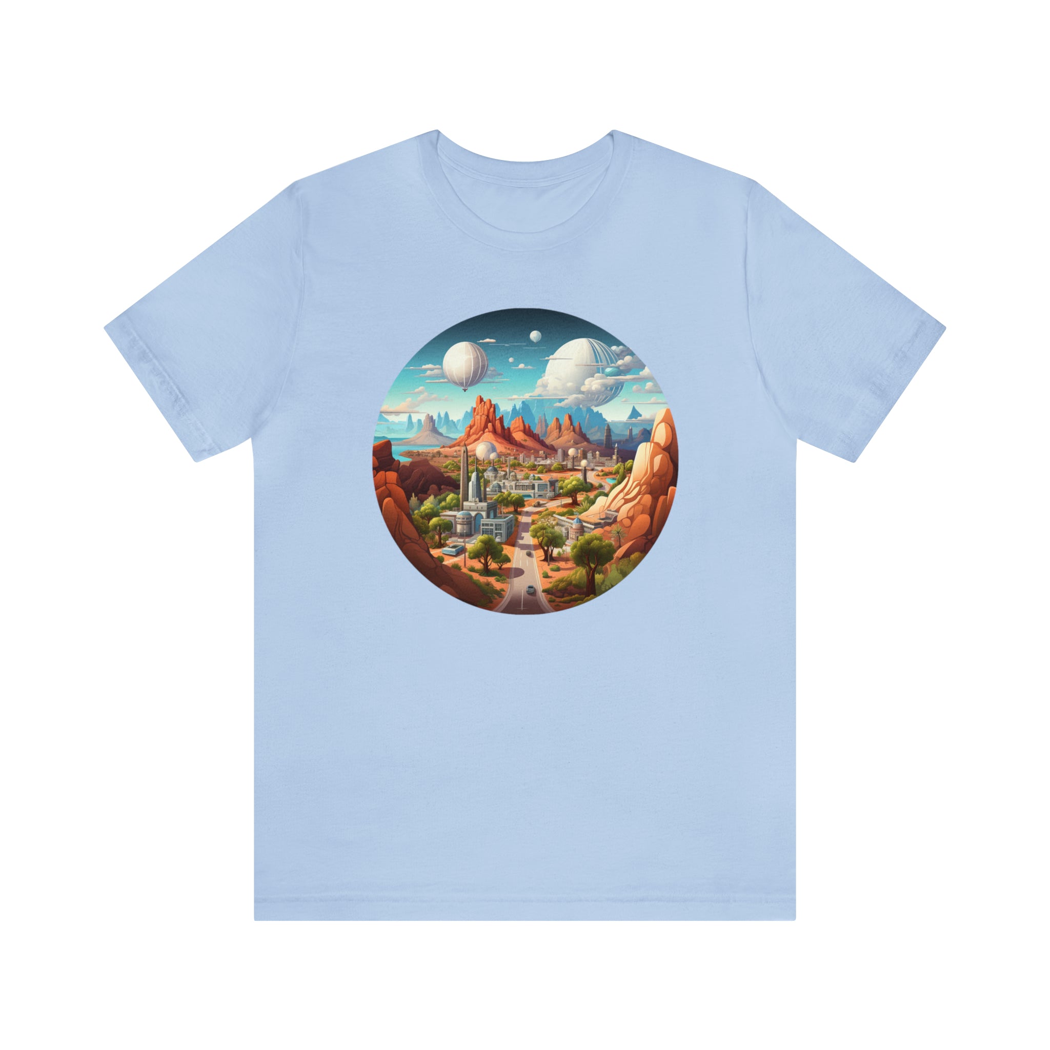 Unisex Jersey Short Sleeve Tee - Isometric Designs 08