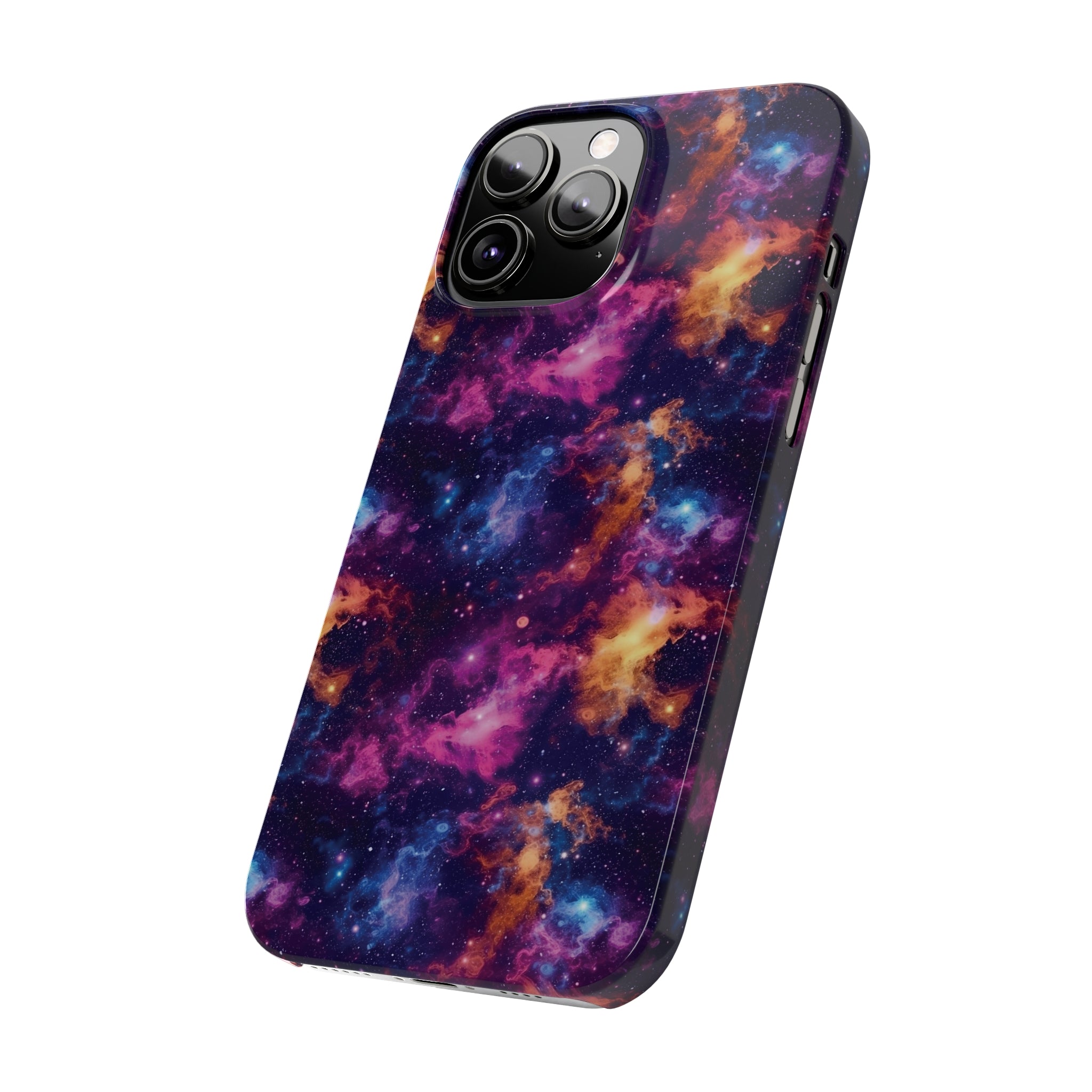 Slim Phone Cases (AOP) - Seamless Fantasy Galaxies 06