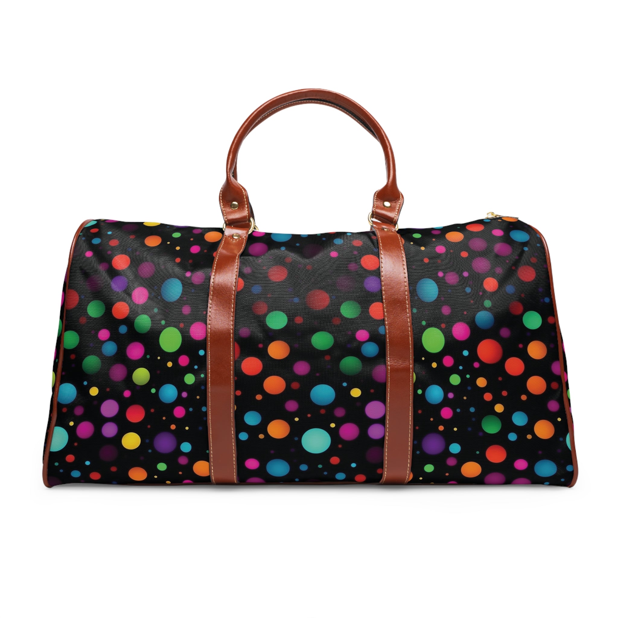 Waterproof Travel Bag (AOP) - Polka Dots Design 07