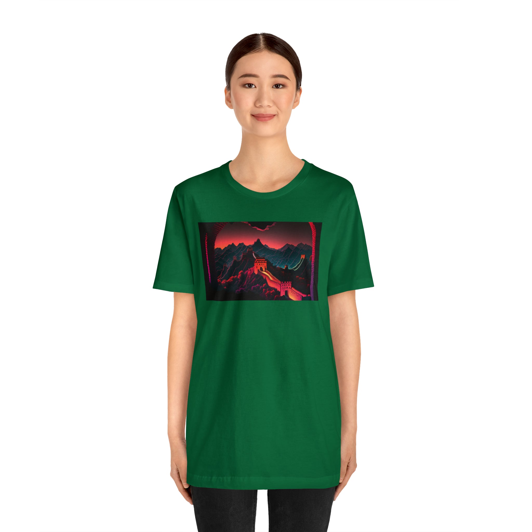 Unisex Jersey Short Sleeve Tee - Great Wall of China, China