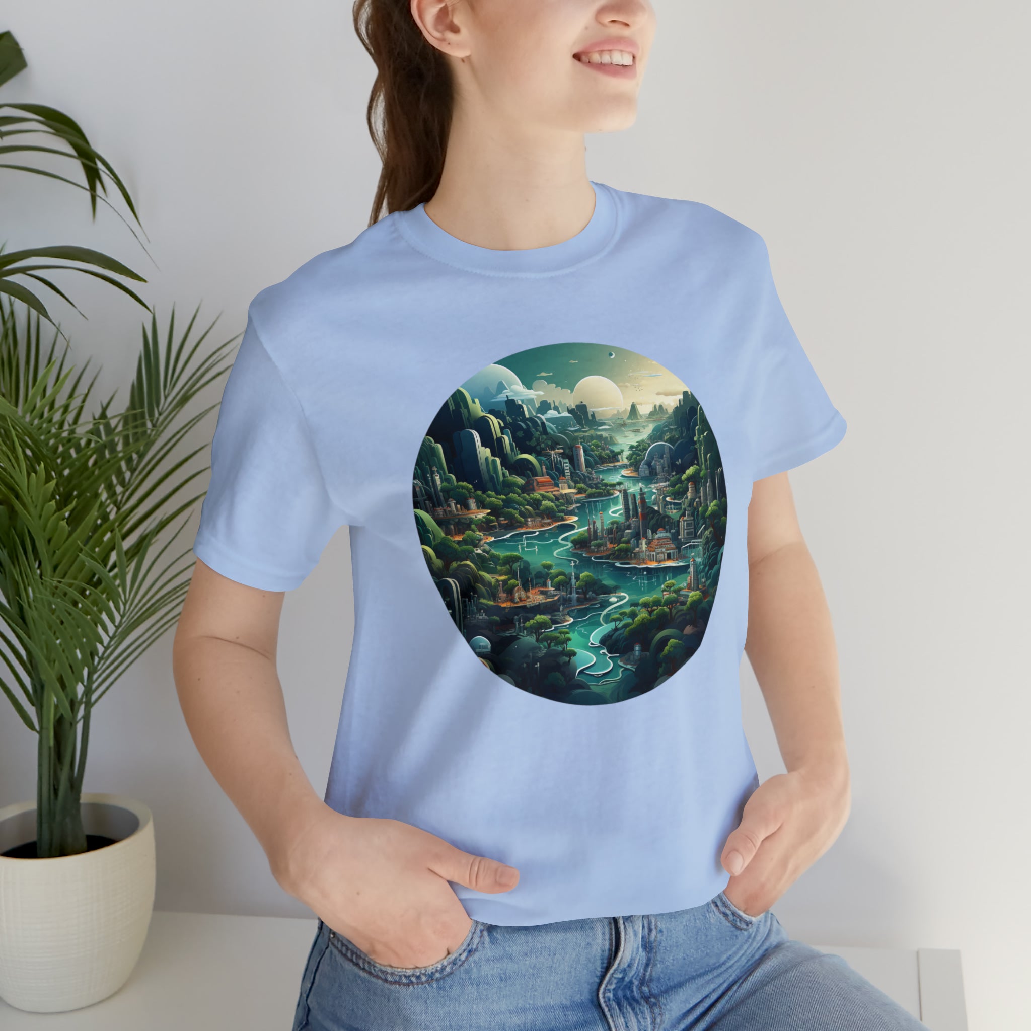 Unisex Jersey Short Sleeve Tee - Isometric Designs 04