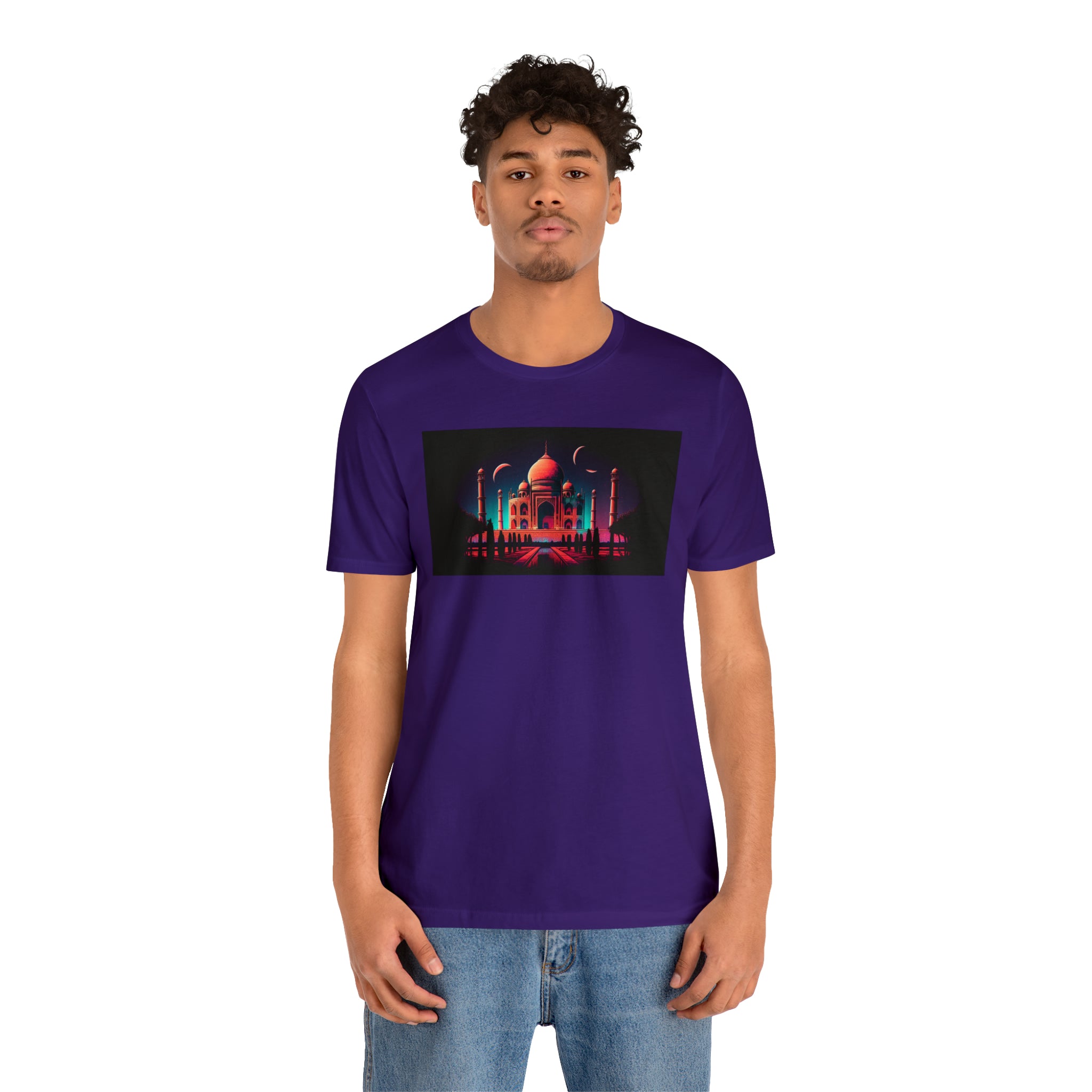 Unisex Jersey Short Sleeve Tee - Taj Mahal, Agra, India