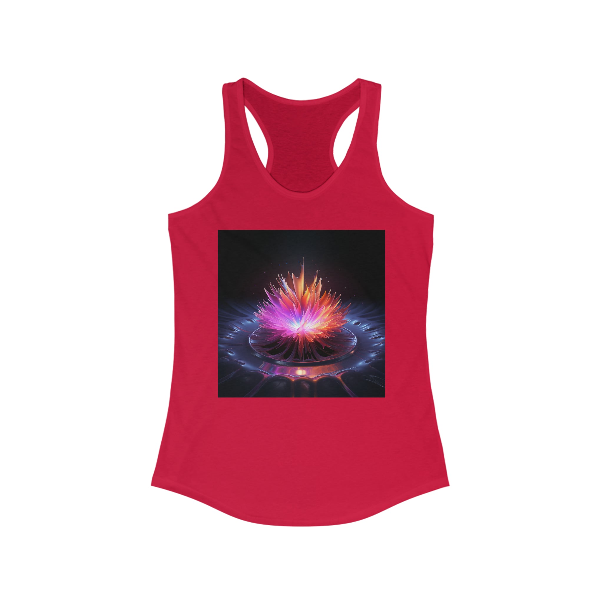 Women's Ideal Racerback Tank - Vector Art Design 30