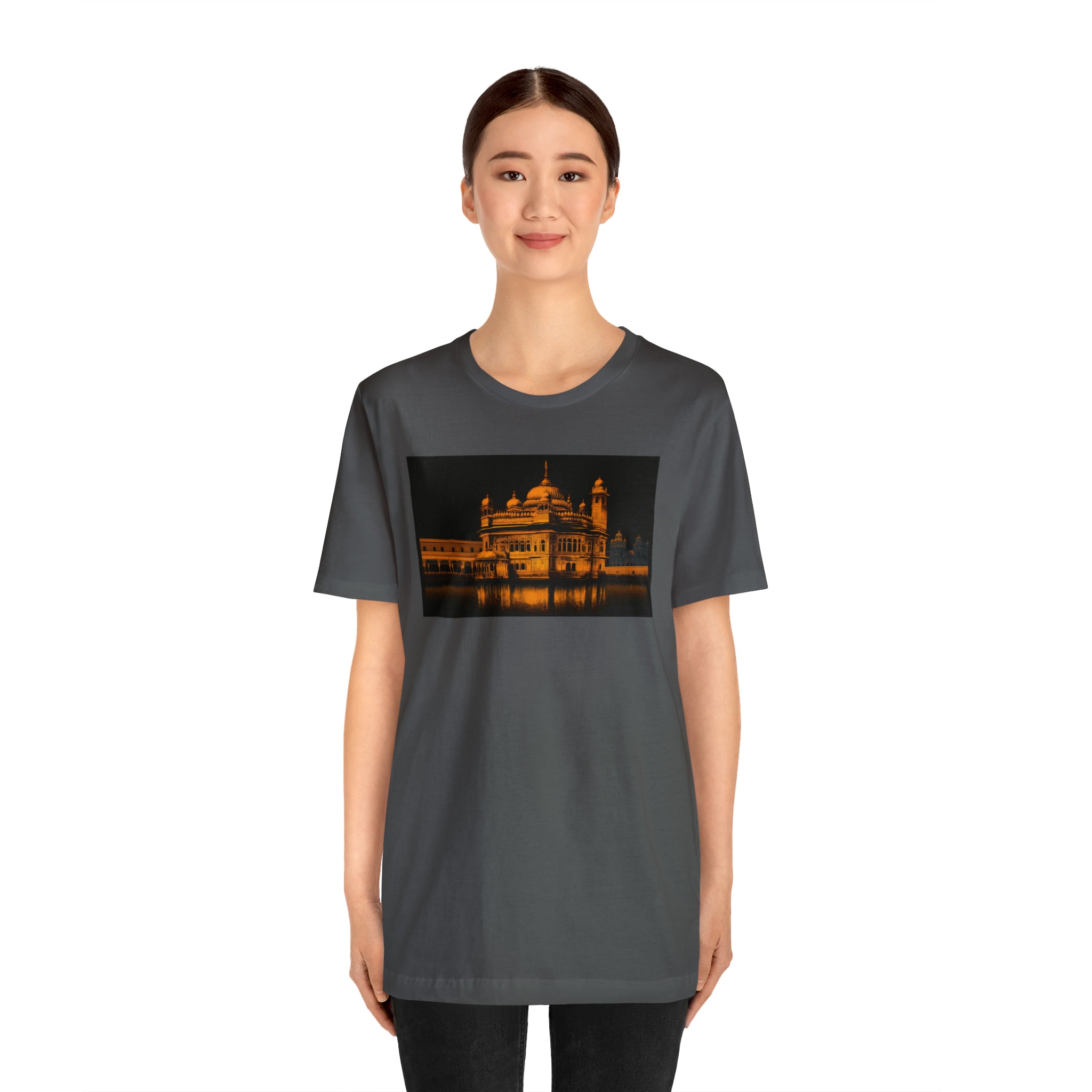 Unisex Jersey Short Sleeve Tee - Golden Temple, India