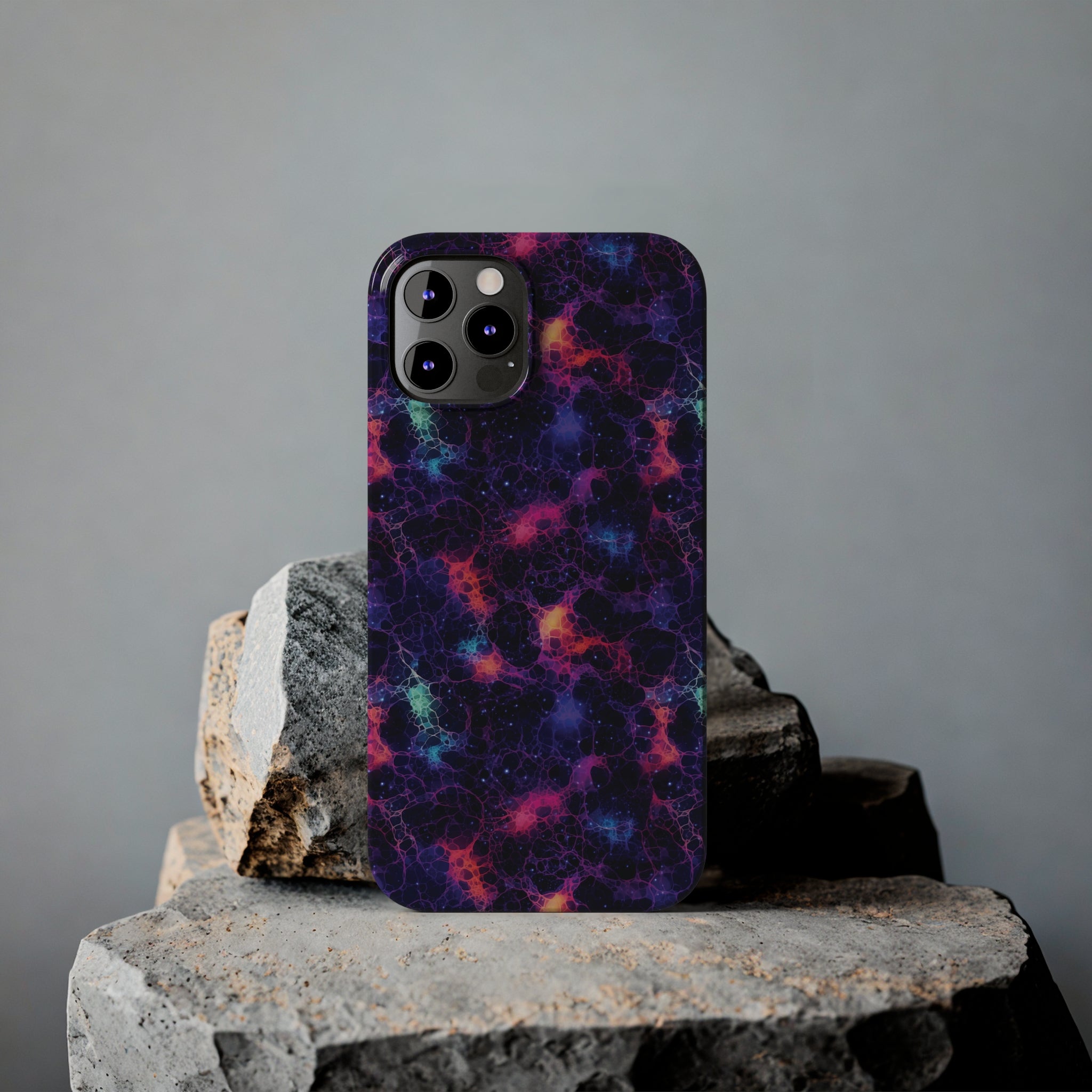 Slim Phone Cases (AOP) - Seamless Fantasy Galaxies 08