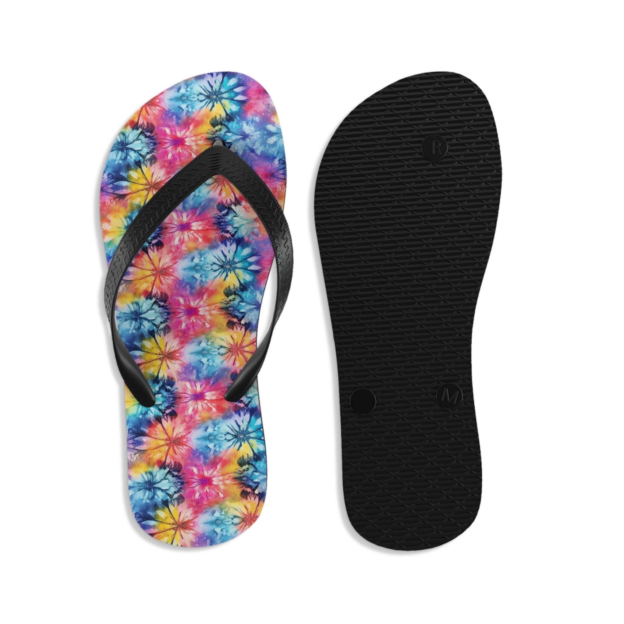 Unisex Flip-Flops (AOP) - Tie Dye Designs 05