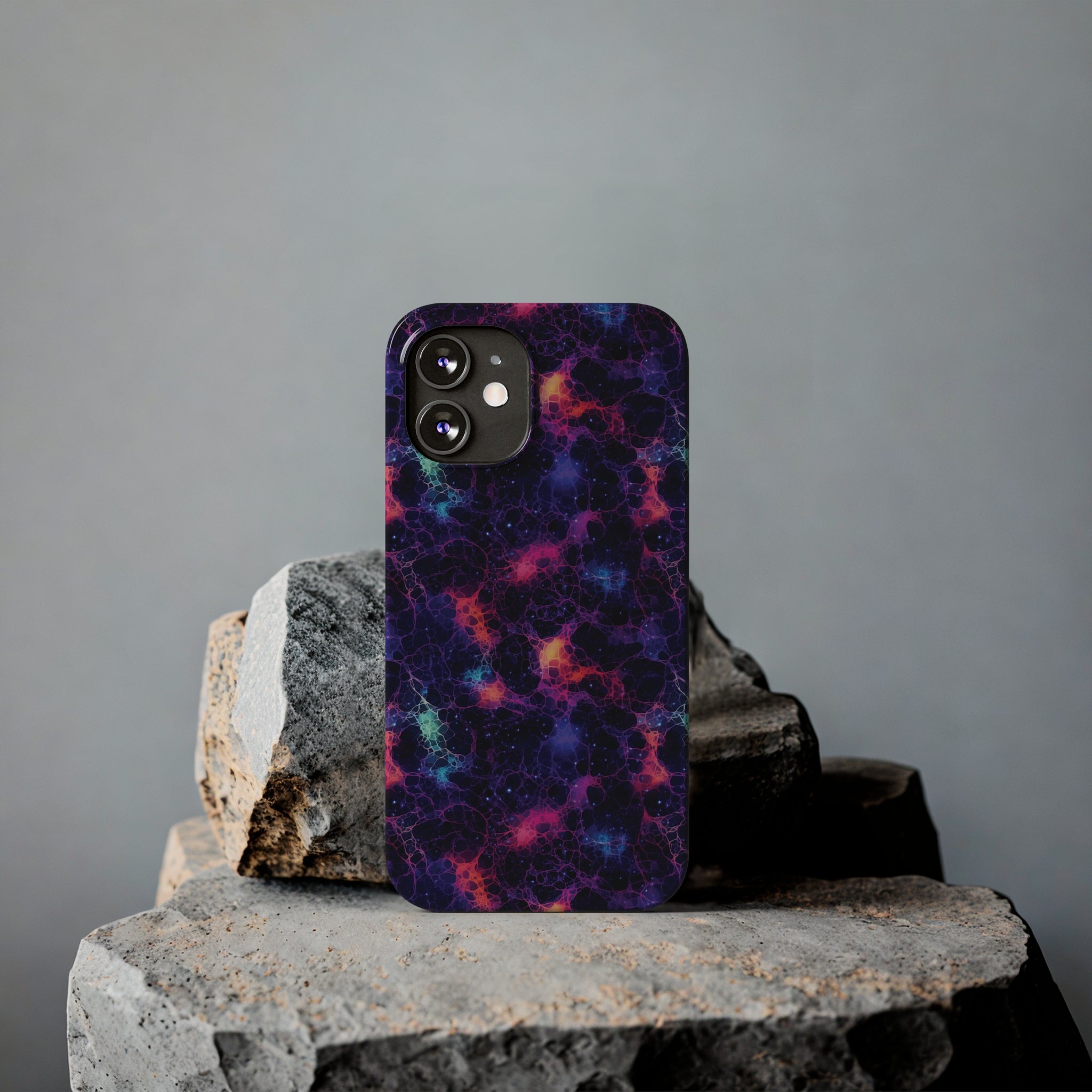 Slim Phone Cases (AOP) - Seamless Fantasy Galaxies 08