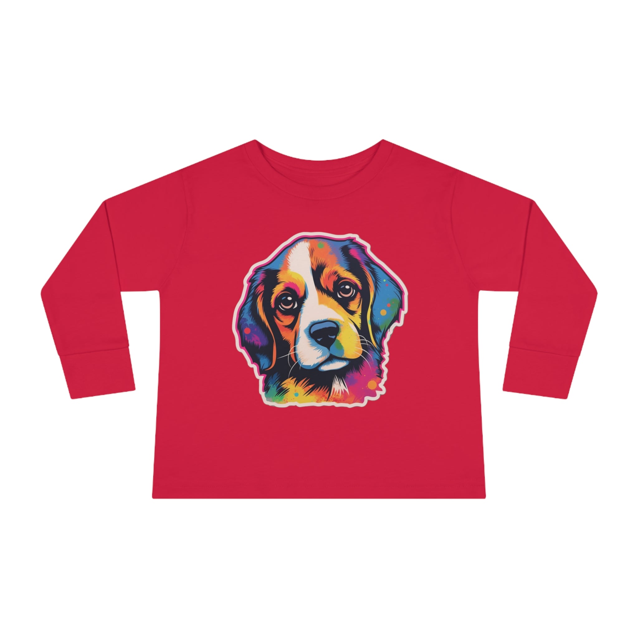 Toddler Long Sleeve Tee - Puppies 01