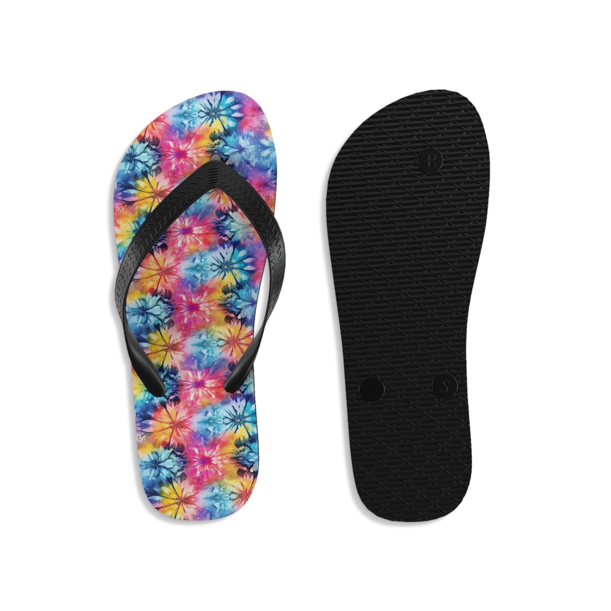 Unisex Flip-Flops (AOP) - Tie Dye Designs 05