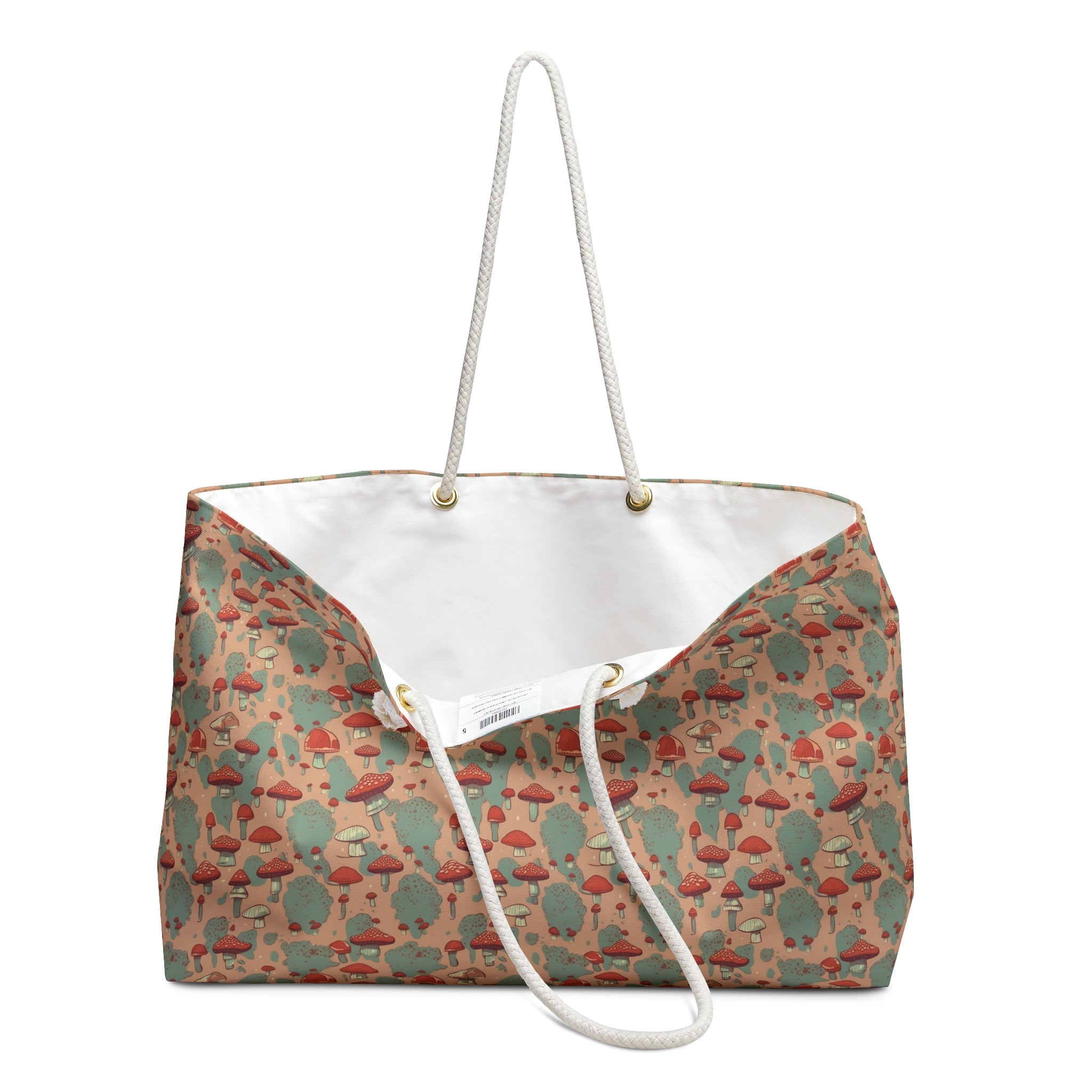 Weekender Bag (AOP) - Seamless Mushroom Designs 07