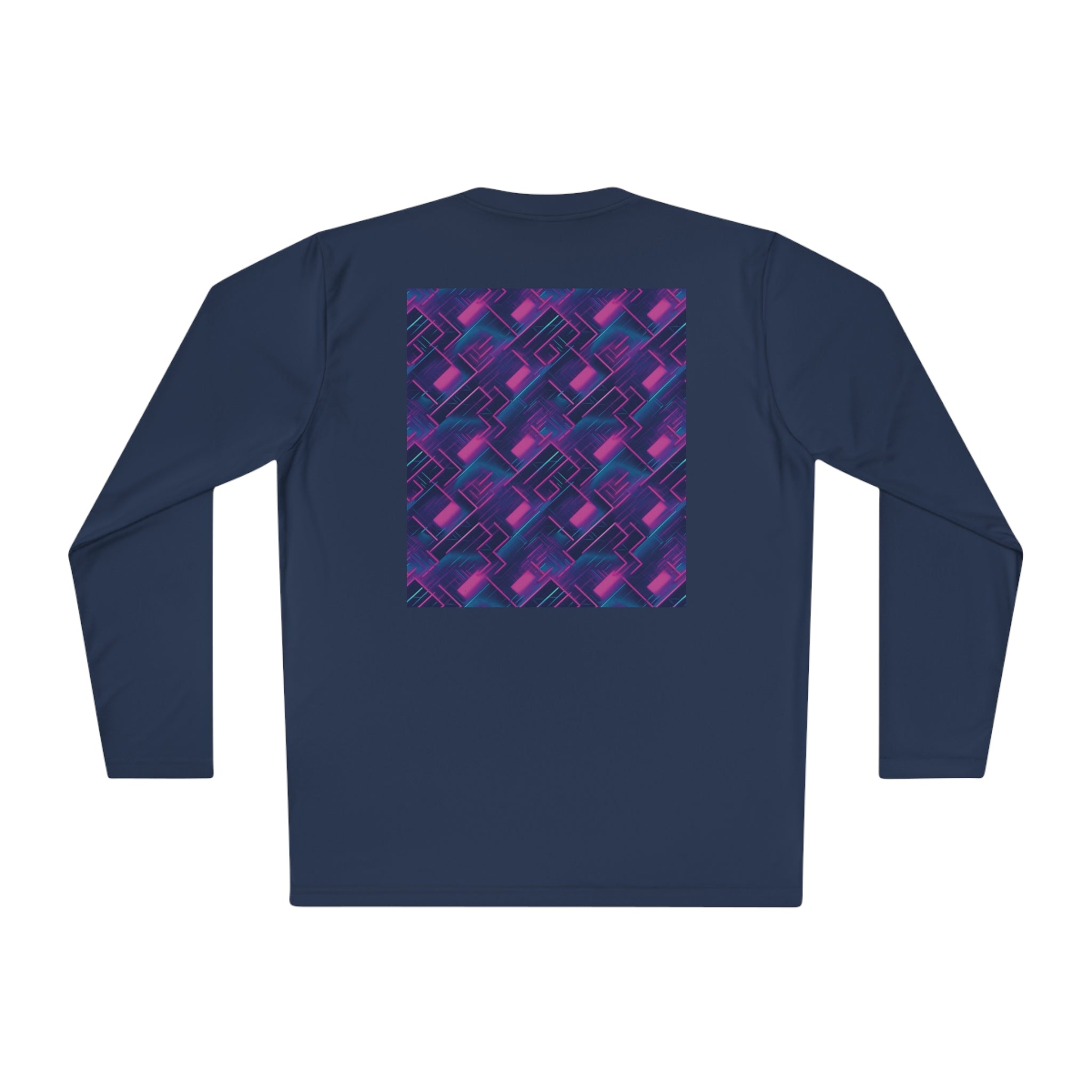 Unisex Lightweight Long Sleeve Tee (AOP) - Abstract Designs 04