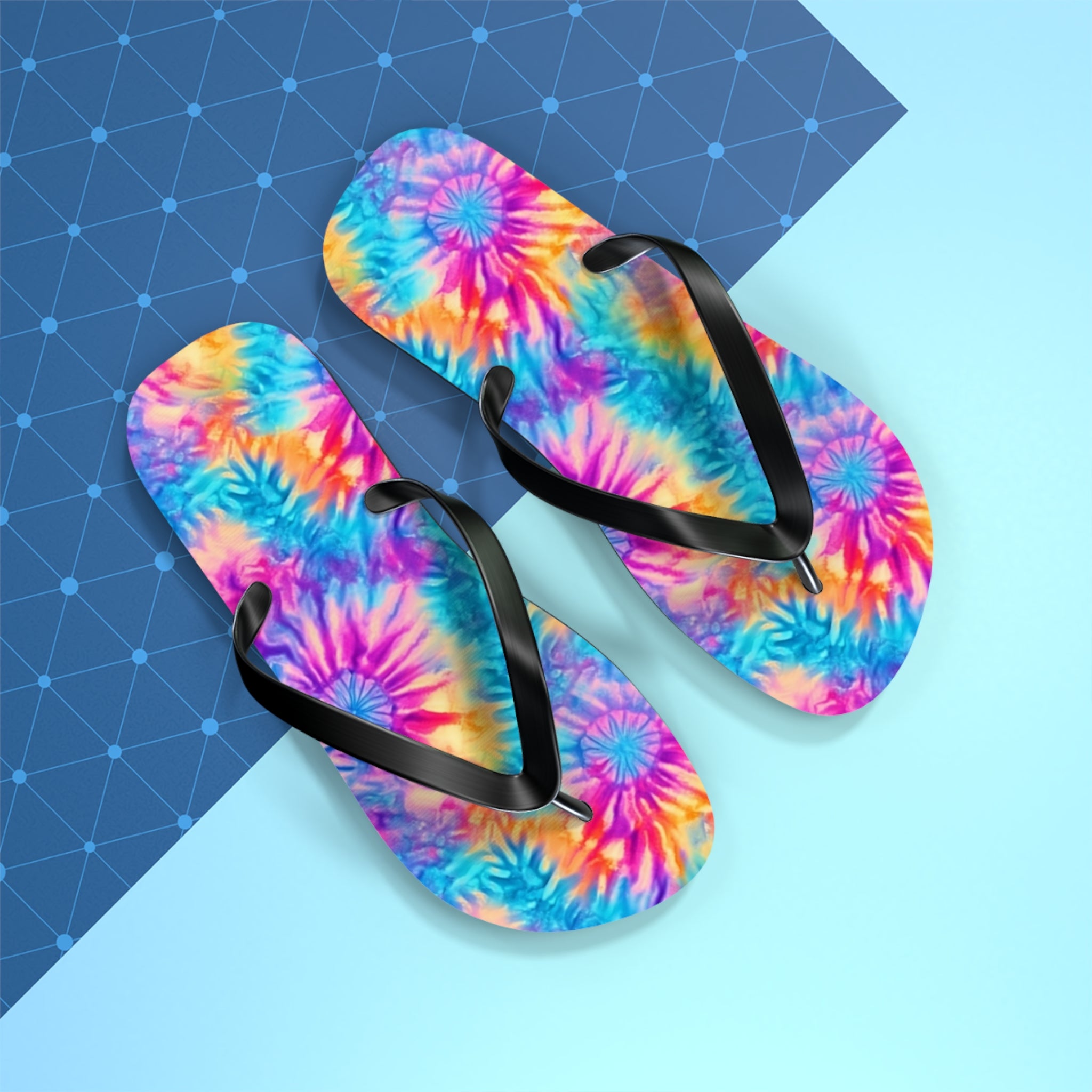 Flip Flops (AOP) - Tie Dye Designs 05