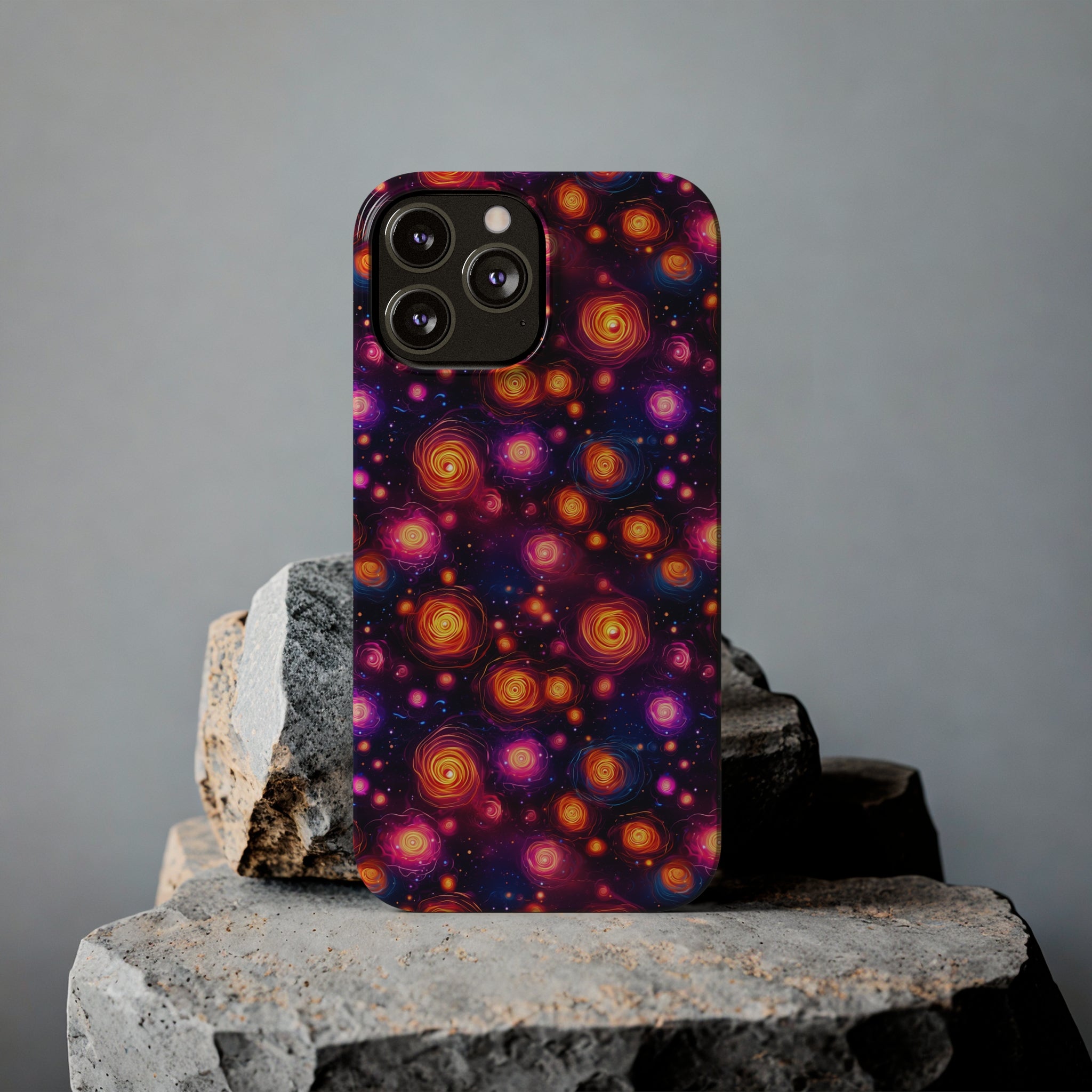 Slim Phone Cases (AOP) - Seamless Fantasy Galaxies 11