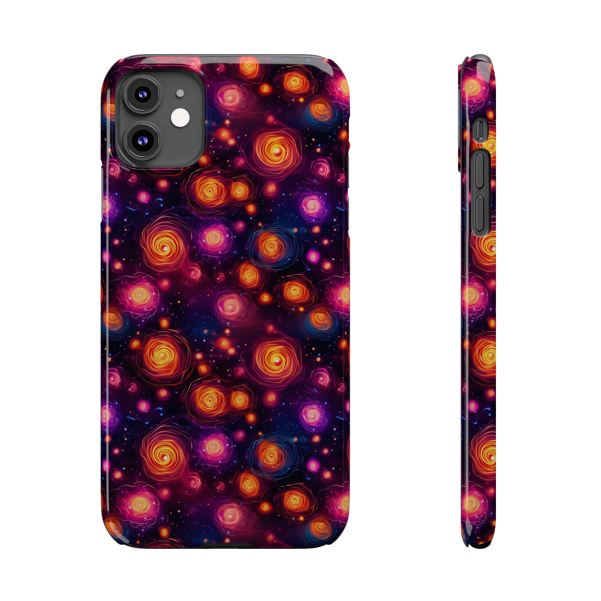 Slim Phone Cases (AOP) - Seamless Fantasy Galaxies 11