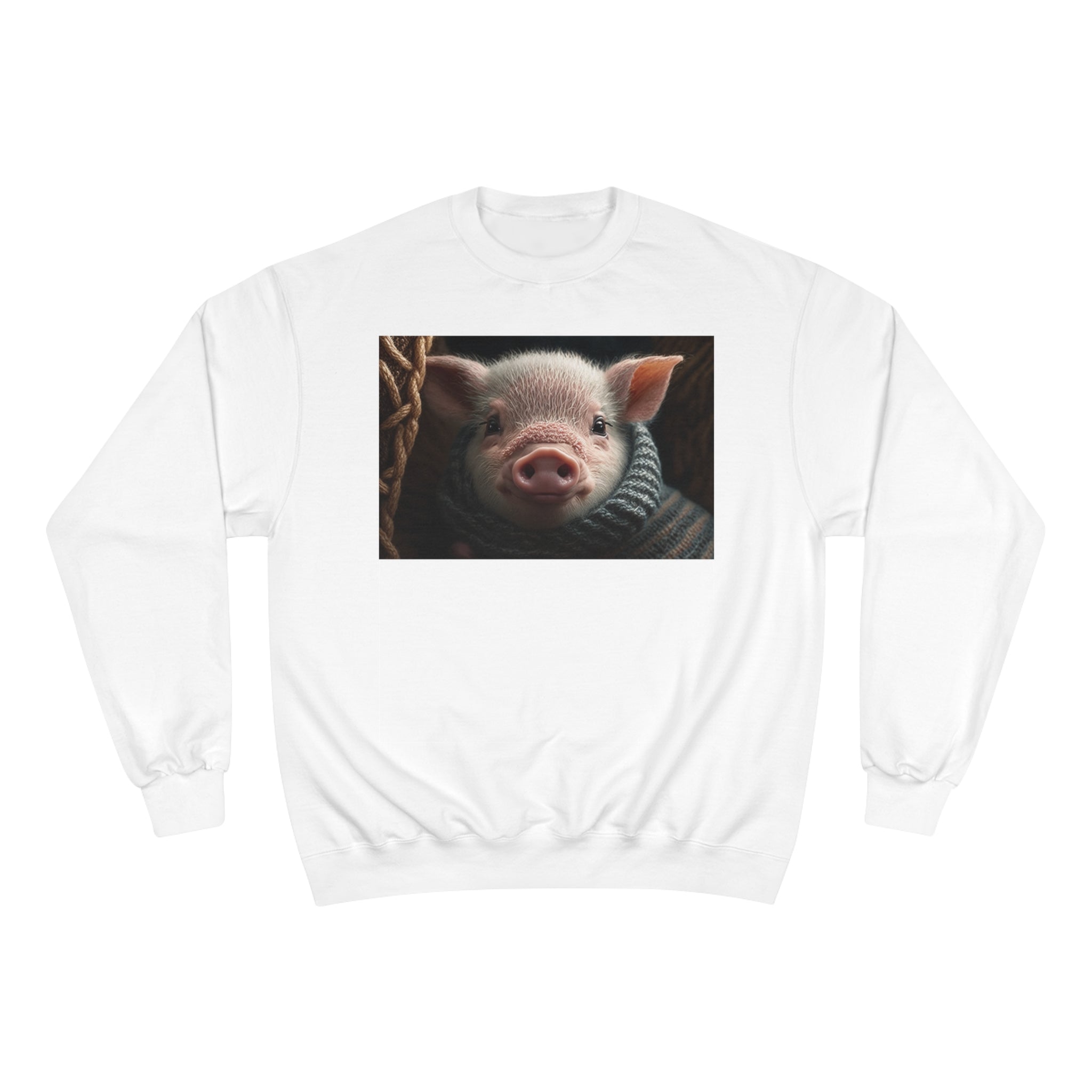 Champion Sweatshirt - Knit Animals, Piglet