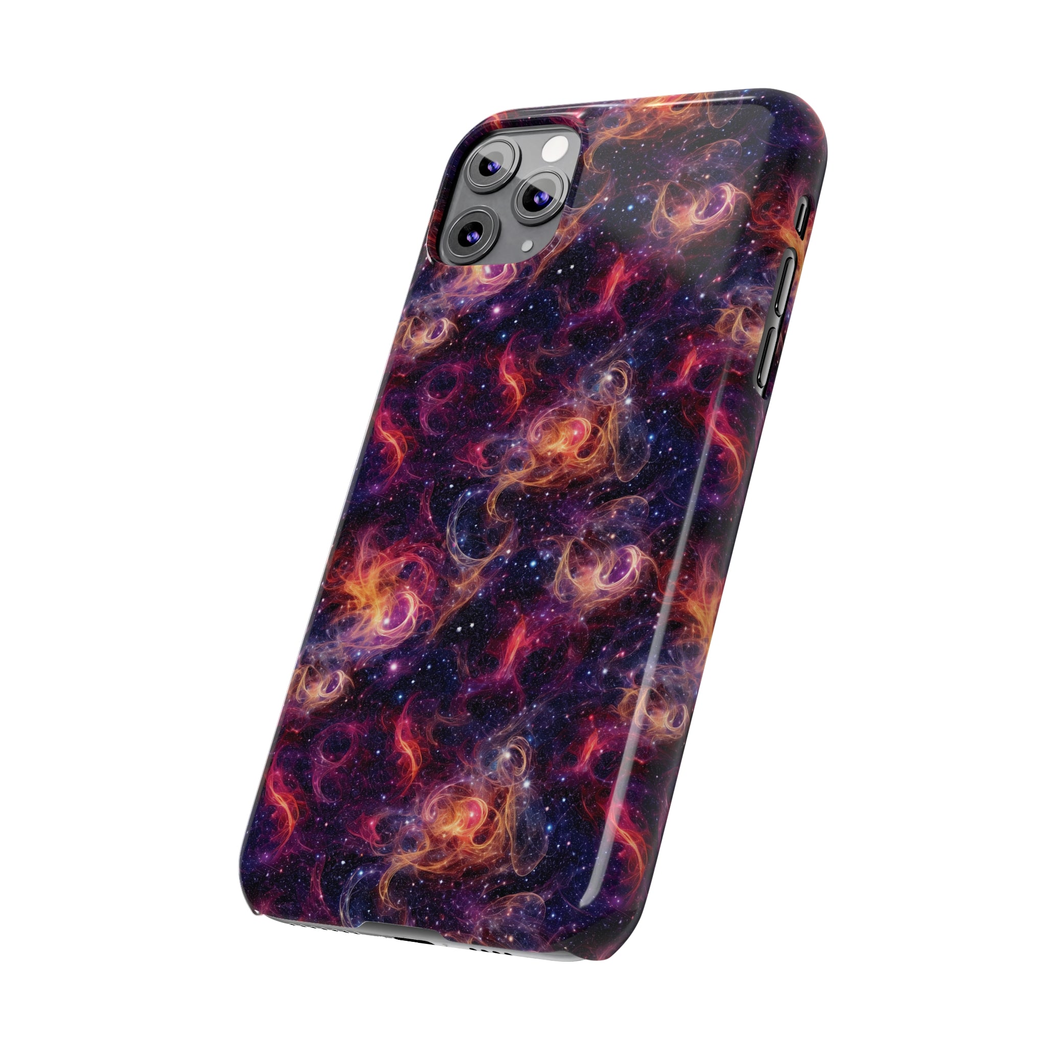 Slim Phone Cases (AOP) - Seamless Fantasy Galaxies 01