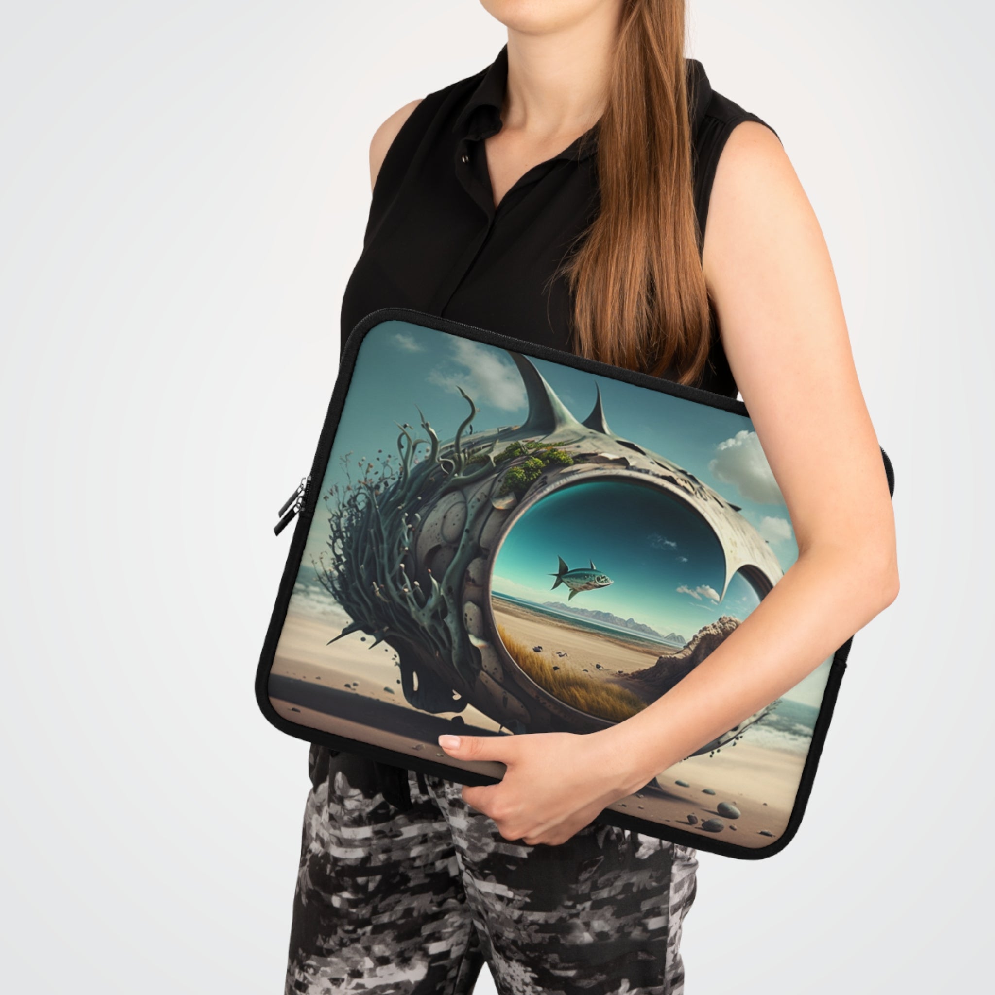 Laptop Sleeve - Surrealist Digital Designs 09