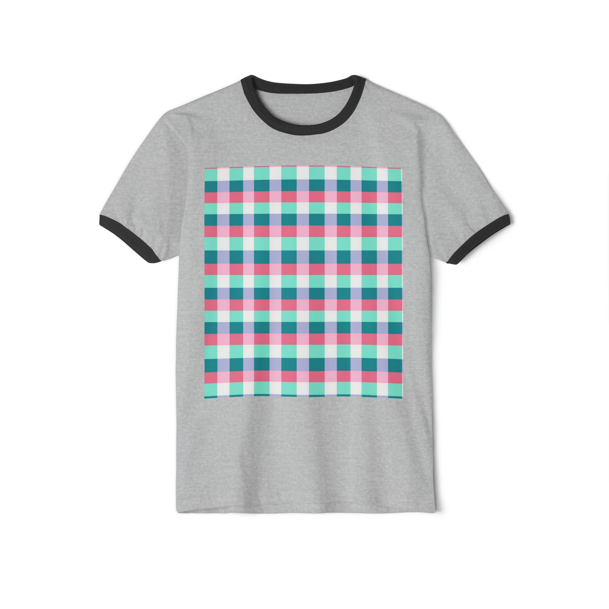 Unisex Cotton Ringer T-Shirt - Abstract Designs 03