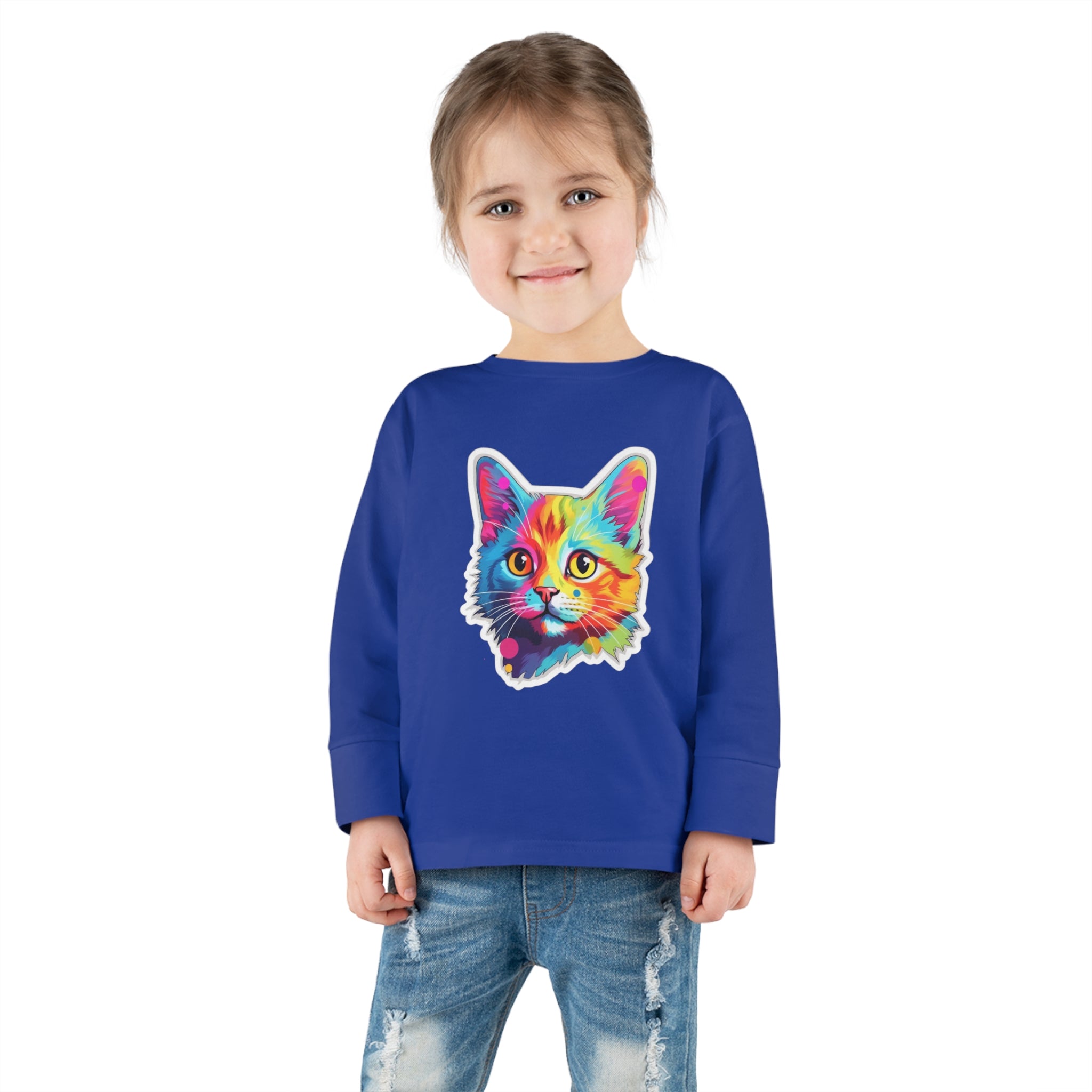 Toddler Long Sleeve Tee - Kittens 09