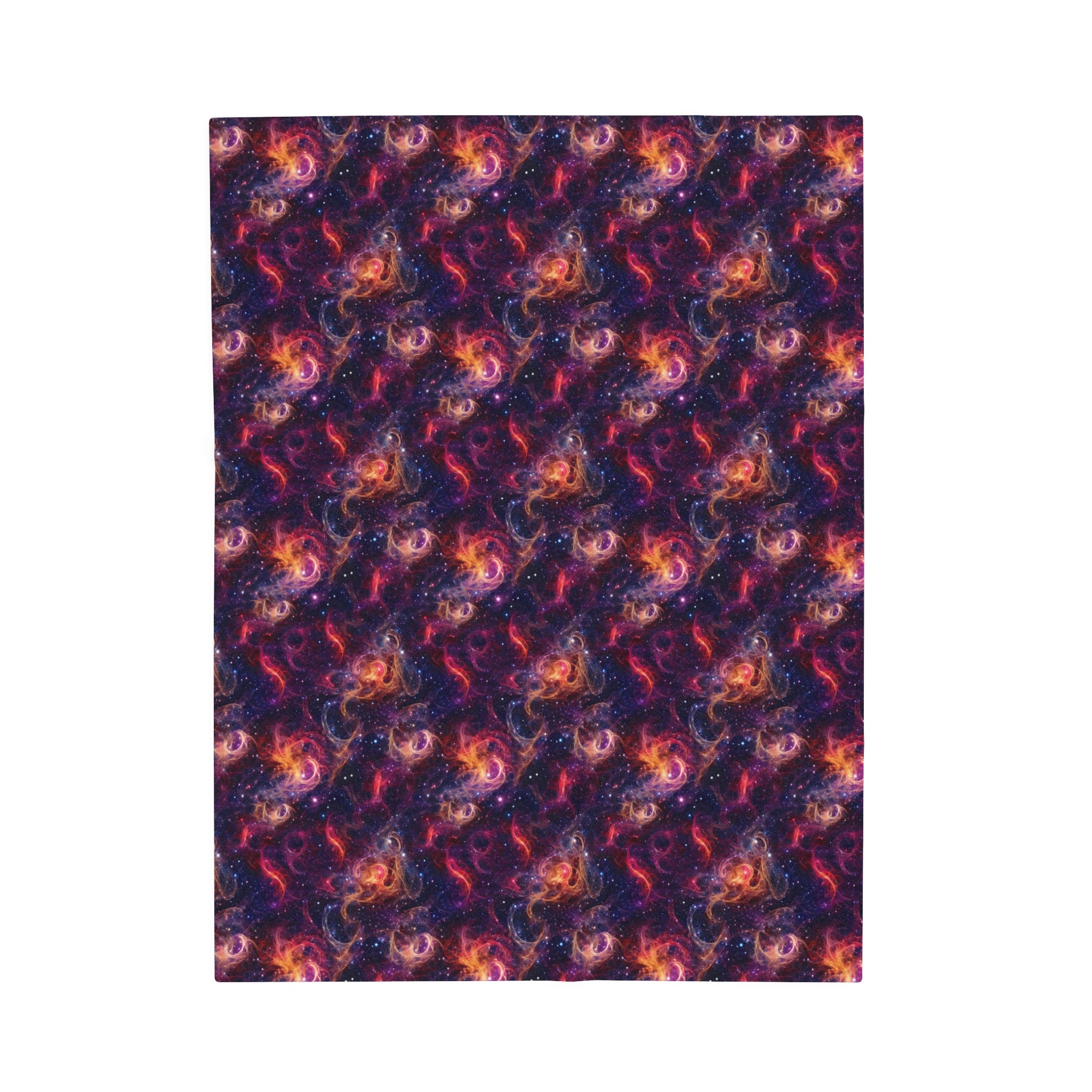 Velveteen Plush Blanket (AOP) - Fantasy Galaxies 01