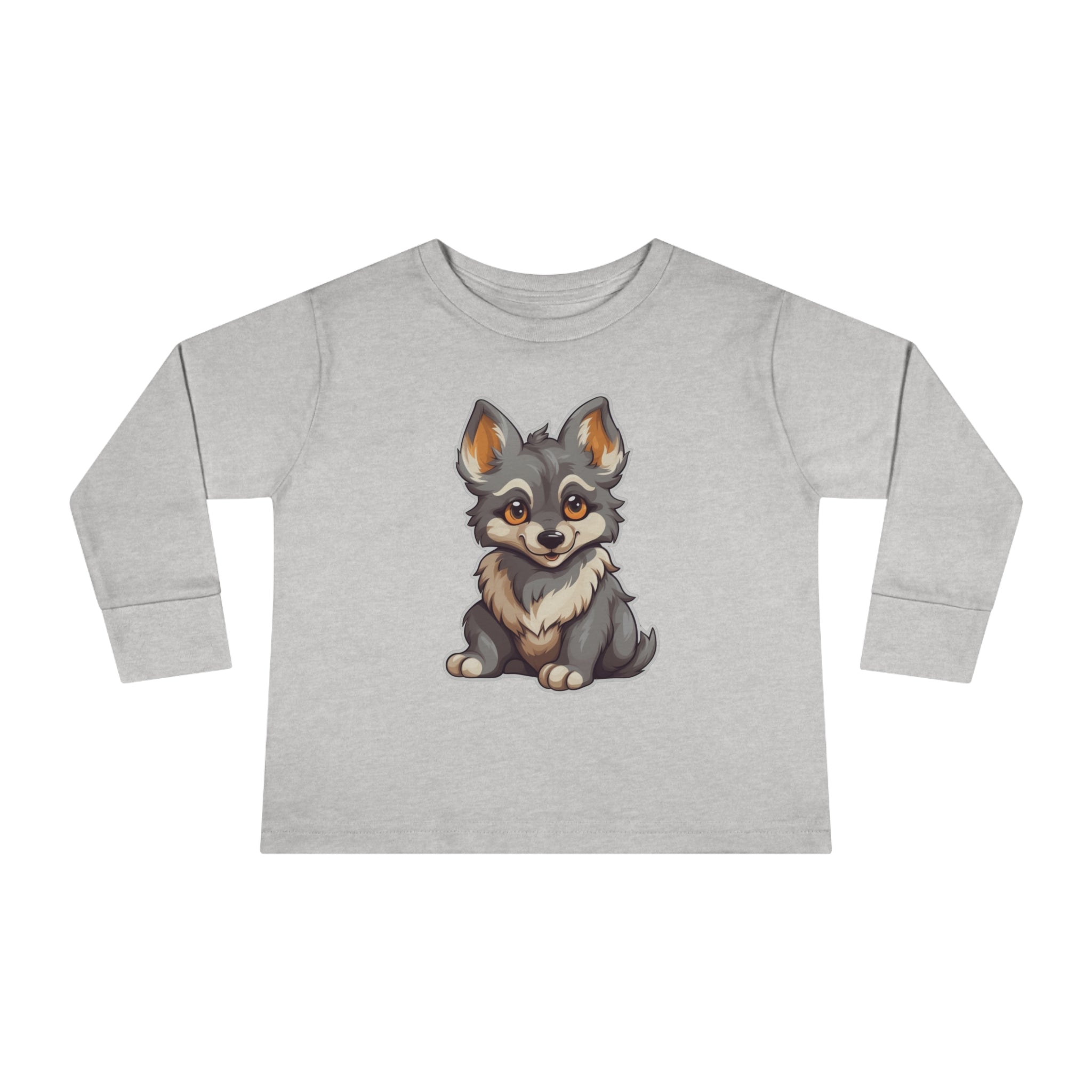 Toddler Long Sleeve Tee - Wolf Pup