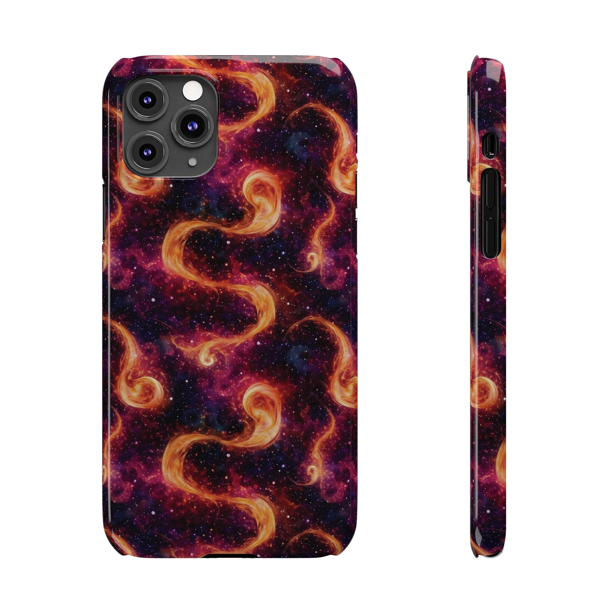 Slim Phone Cases (AOP) - Seamless Fantasy Galaxies 03