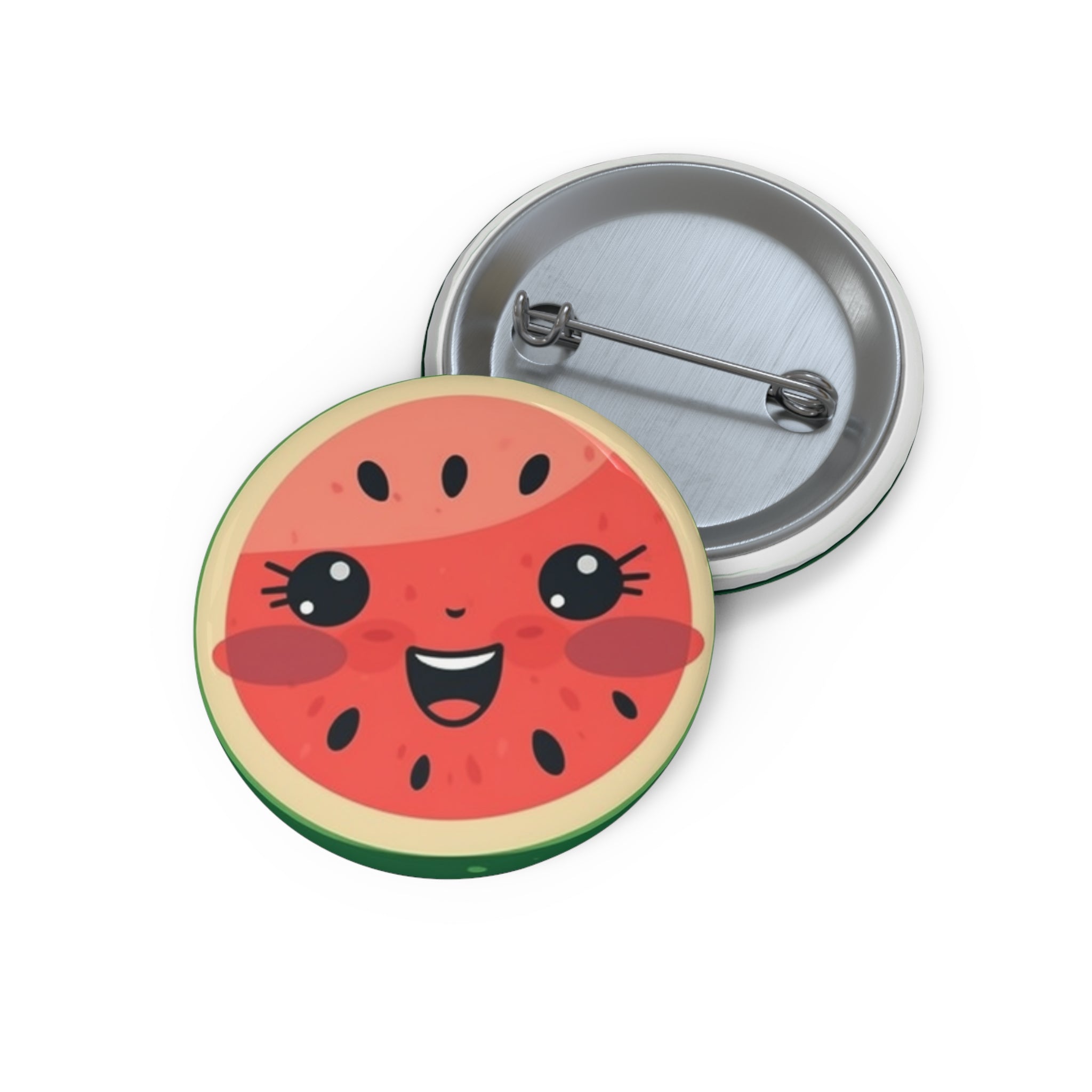 Custom Pin Buttons - Watermelon