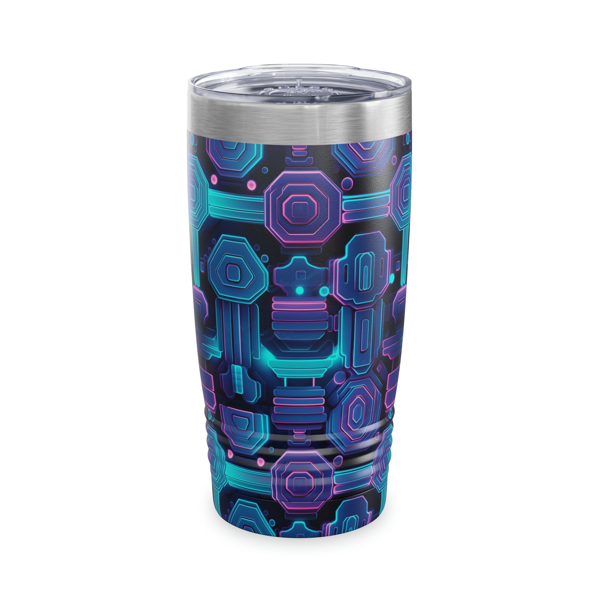 Ringneck Tumbler, 20oz (AOP) - Seamless Neon Designs 02