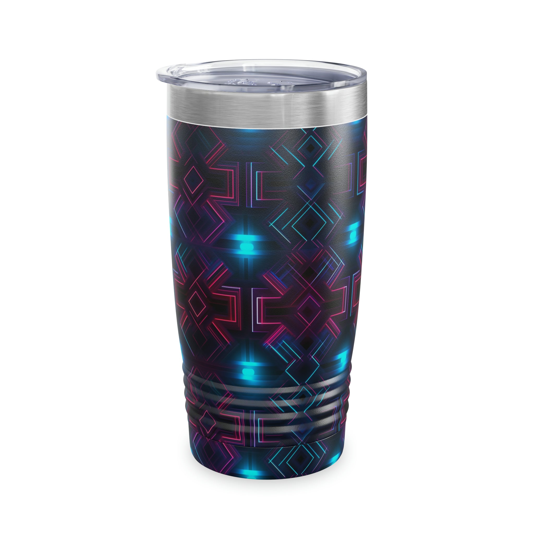 Ringneck Tumbler, 20oz (AOP) - Seamless Neon Designs 01