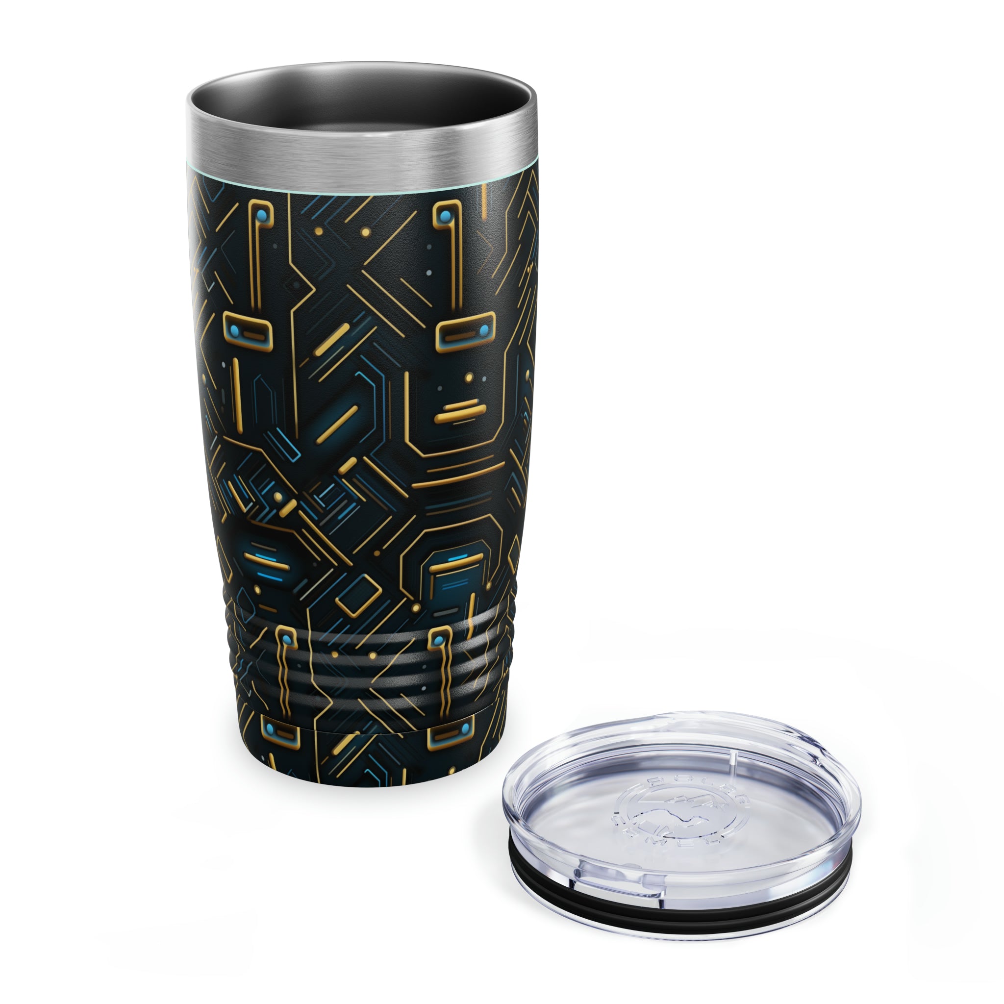 Ringneck Tumbler, 20oz (AOP) - Seamless Neon Designs 05