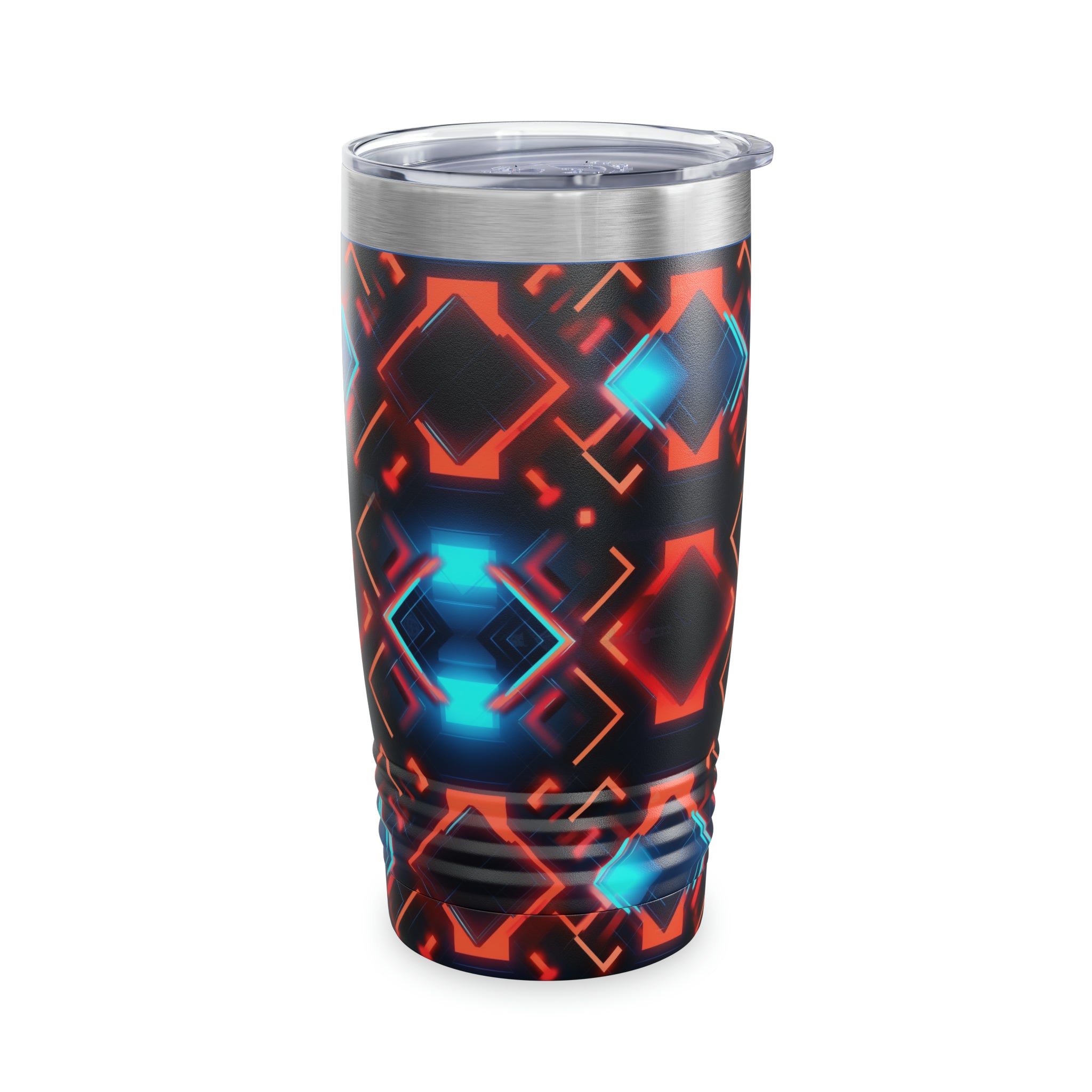 Ringneck Tumbler, 20oz (AOP) - Seamless Neon Designs 07