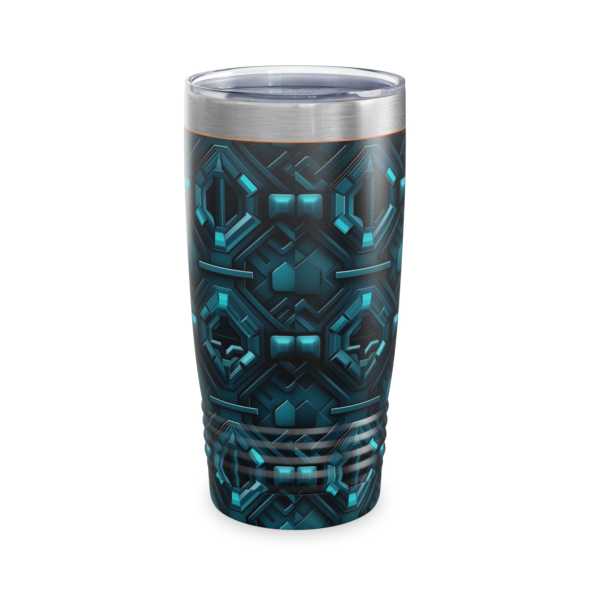 Ringneck Tumbler, 20oz (AOP) - Seamless Neon Designs 08