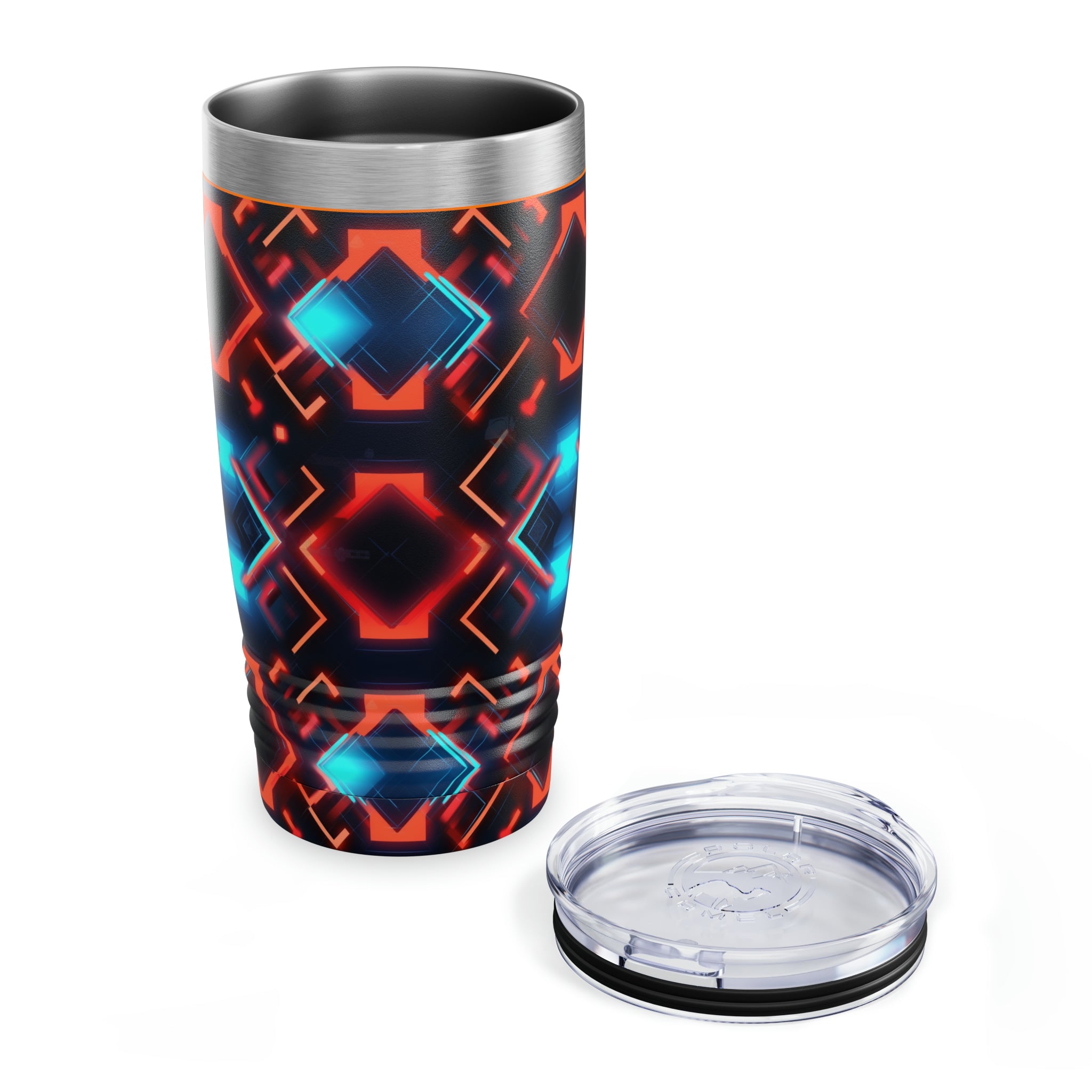 Ringneck Tumbler, 20oz (AOP) - Seamless Neon Designs 07