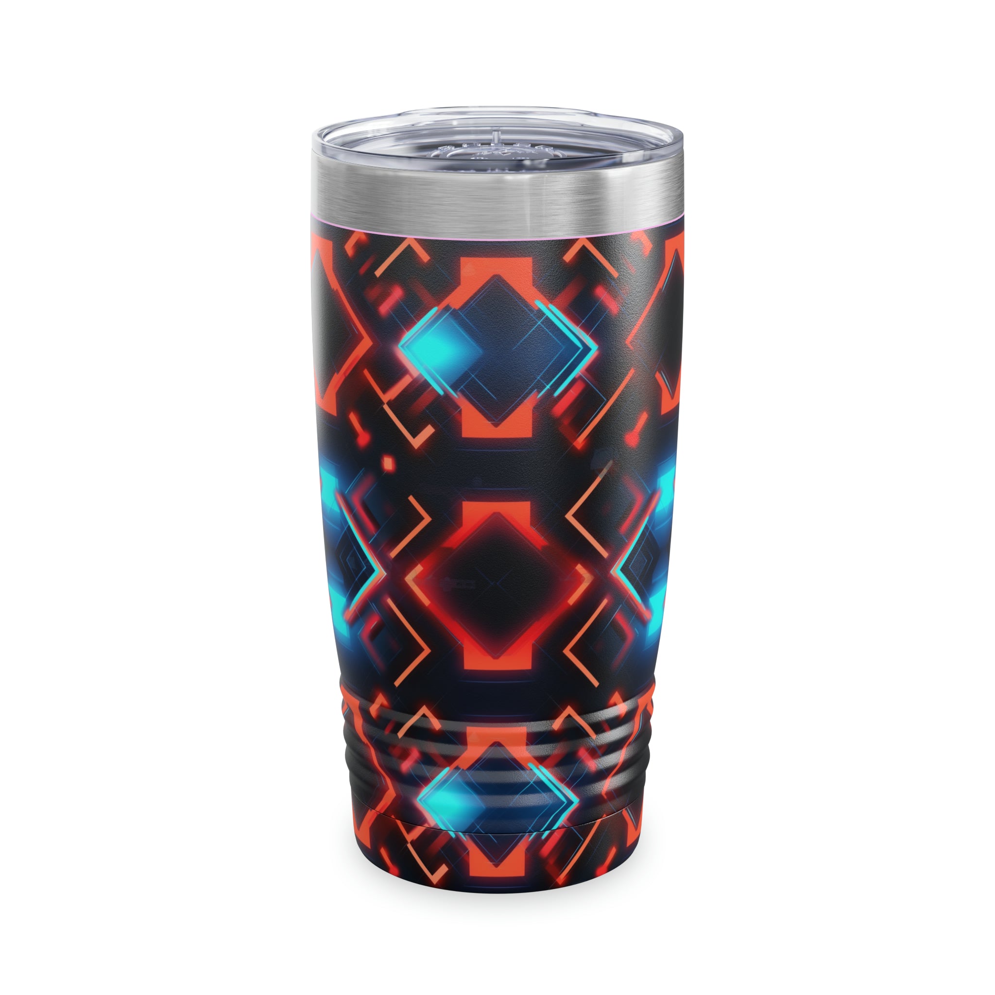 Ringneck Tumbler, 20oz (AOP) - Seamless Neon Designs 07