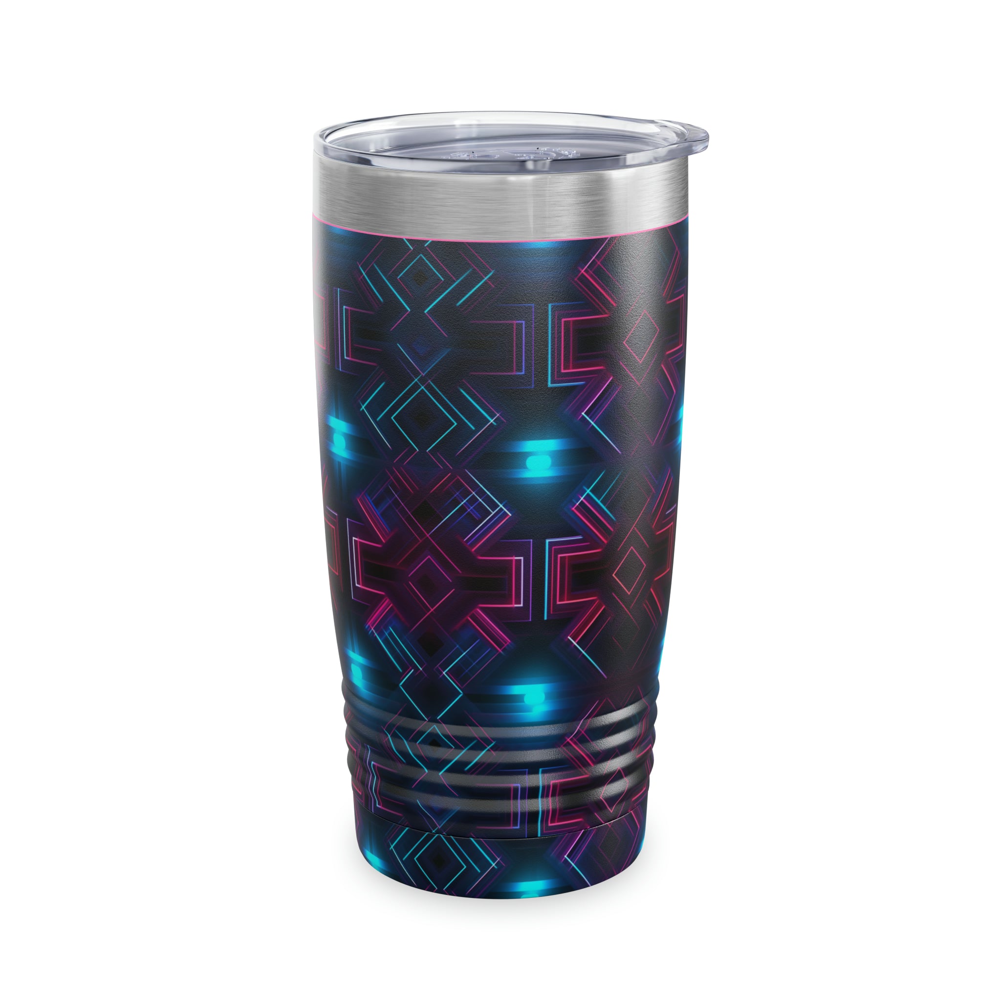 Ringneck Tumbler, 20oz (AOP) - Seamless Neon Designs 01